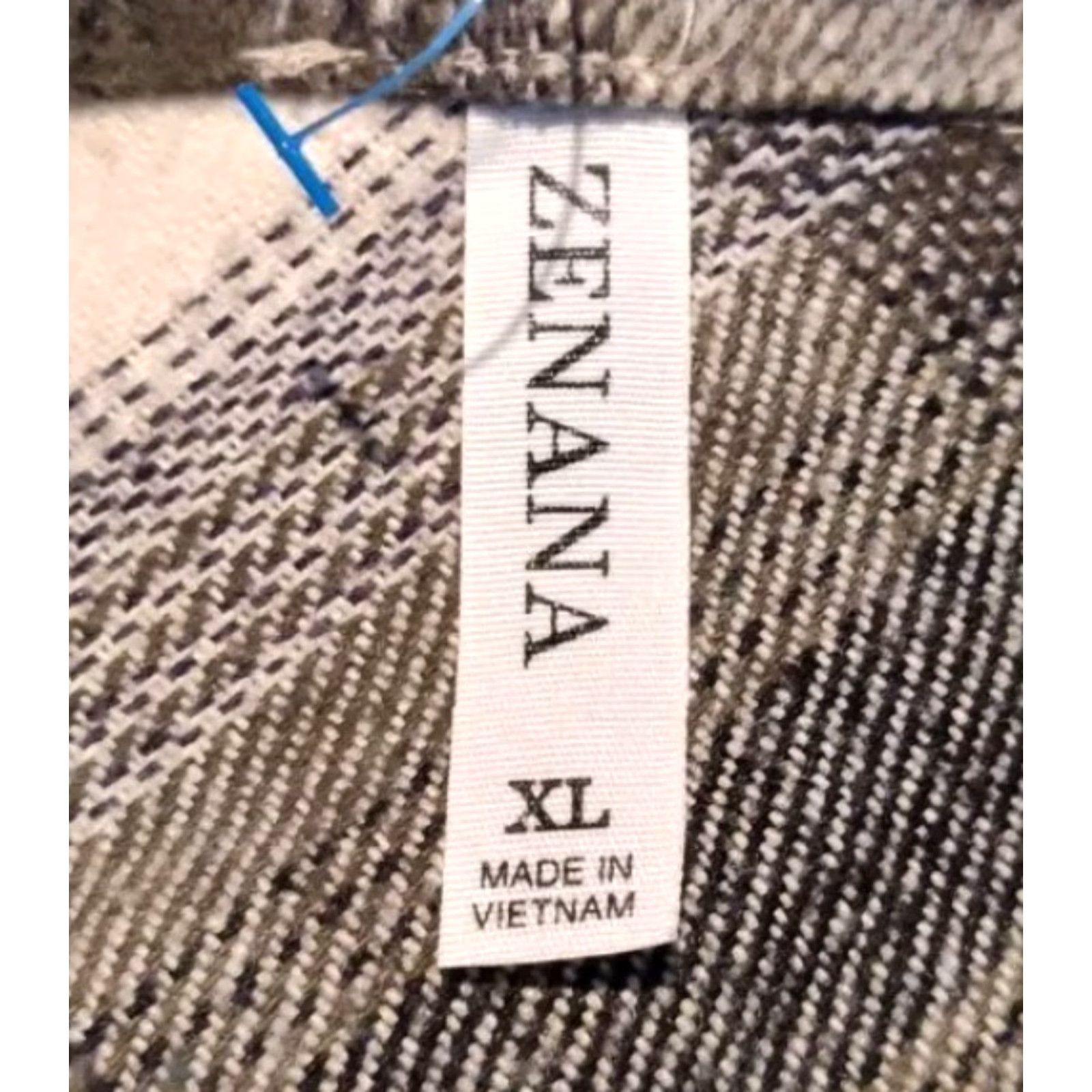 Vintage ZENANA Women’s Plaid Shacket XL Jacket Long Sleeve Oversized fit Pockets Size XL / US 12-14 / IT 48-50 - 6 Thumbnail