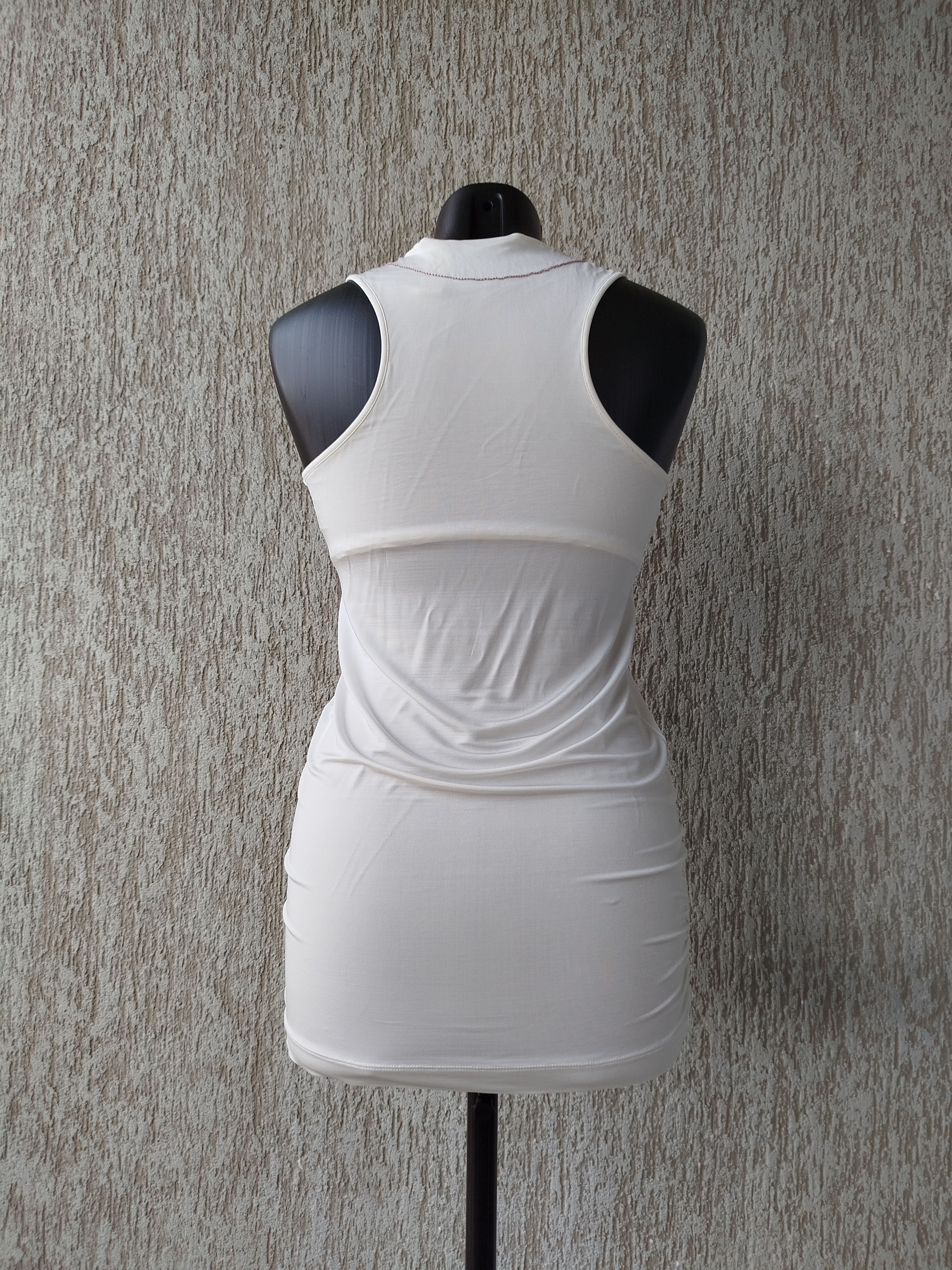 Miss Sixty Tank Top Sleeveless Circle Viscose Italy Vintage Y2K Size M Size M / US 6-8 / IT 42-44 - 6 Thumbnail