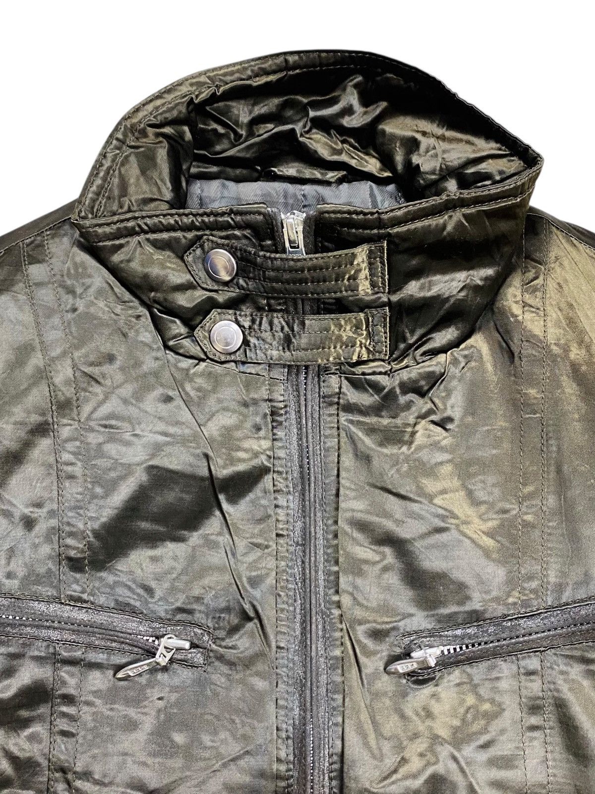 Tornado Mart 2000s Pazzo - Vkei Styler Iridescent Rider Jacket Size US M / EU 48-50 / 2 - 6 Thumbnail