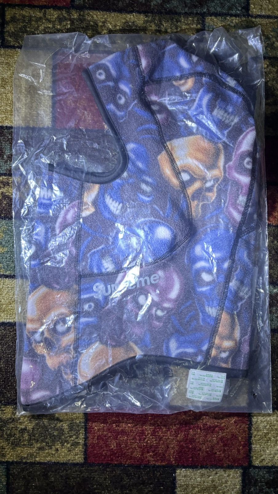 Supreme Supreme®/Marmot® Fleece Balaclava, “Skull Pile” (F/W 2025) Size ONE SIZE - 8 Thumbnail