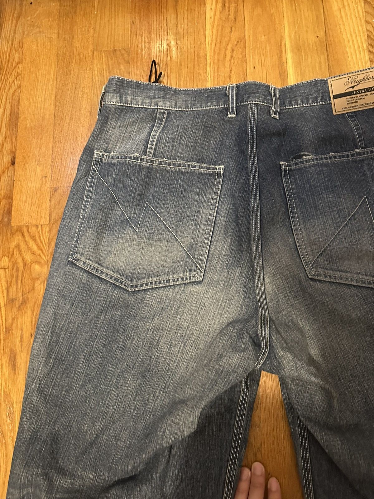 Neighborhood Neighborhood Washed Denim Jeans Size US 32 / EU 48 - 6 Thumbnail