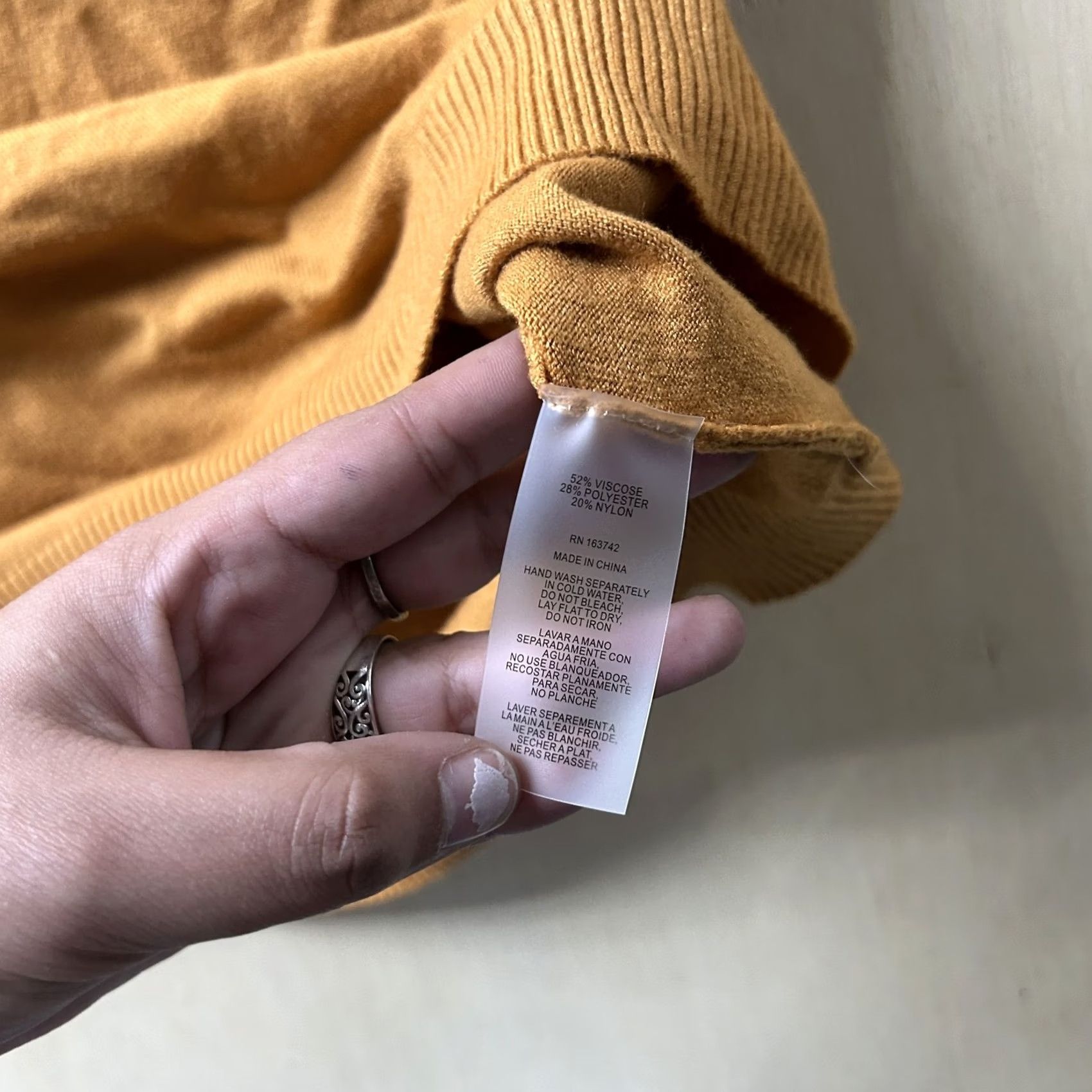 Vintage Vita Milano Sweater Womens XL Brown Crew Neck Tight-Knit Lightweight Pullover Size XL / US 12-14 / IT 48-50 - 3 Thumbnail
