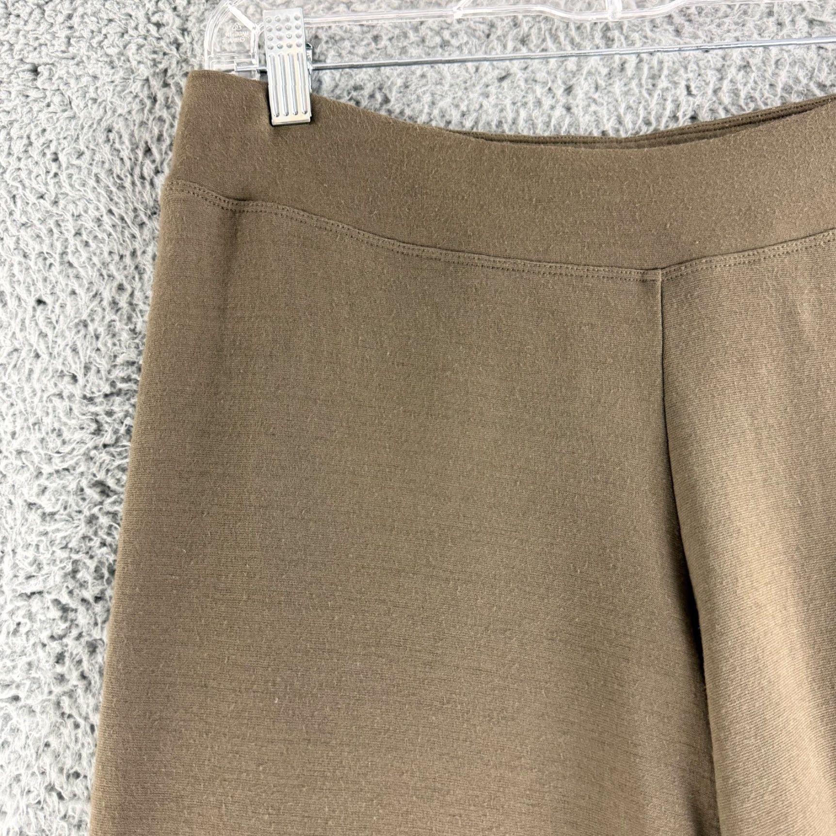 Vintage Soma Wide Leg Pants Womens Small Brown Pull On Loungewear Casual Knit Stretch Comfort Size 28" / US 6 / IT 42 - 2 Thumbnail