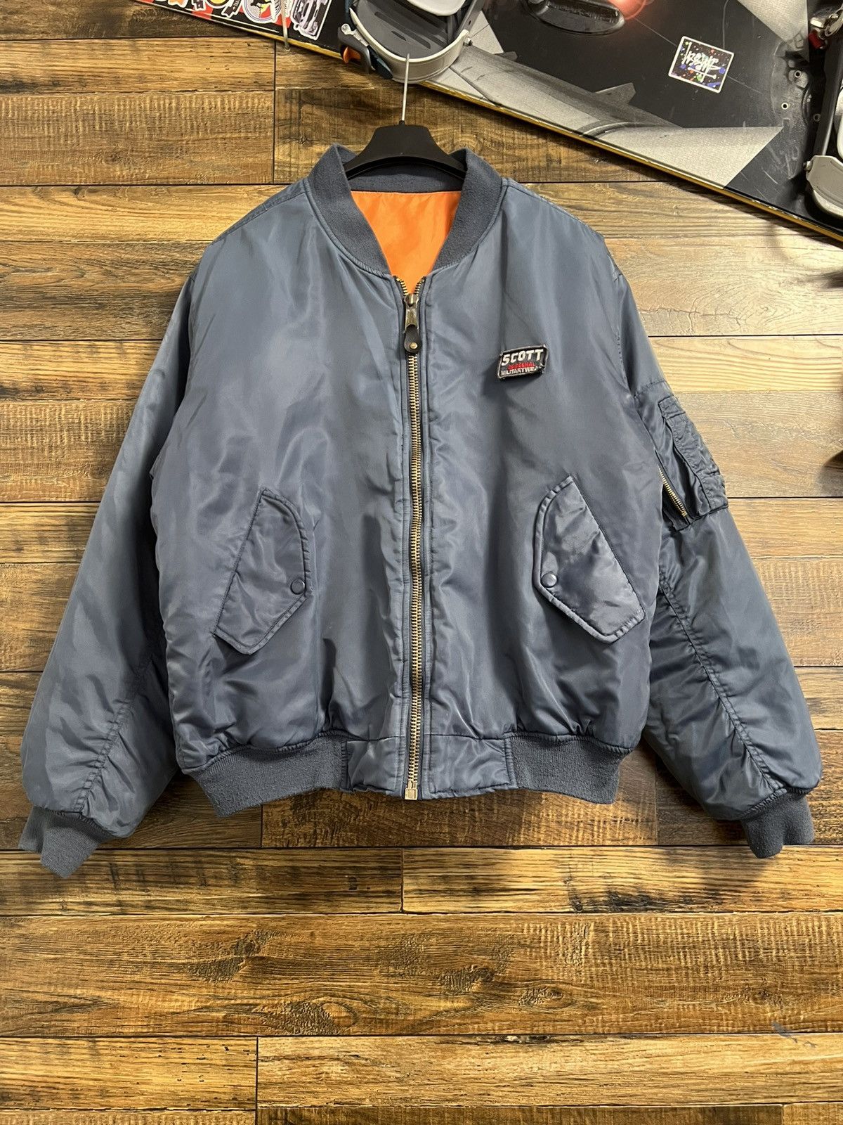 Japanese Brand × Schott SCHOTT NYC BOMBER jacket avia 90s USA