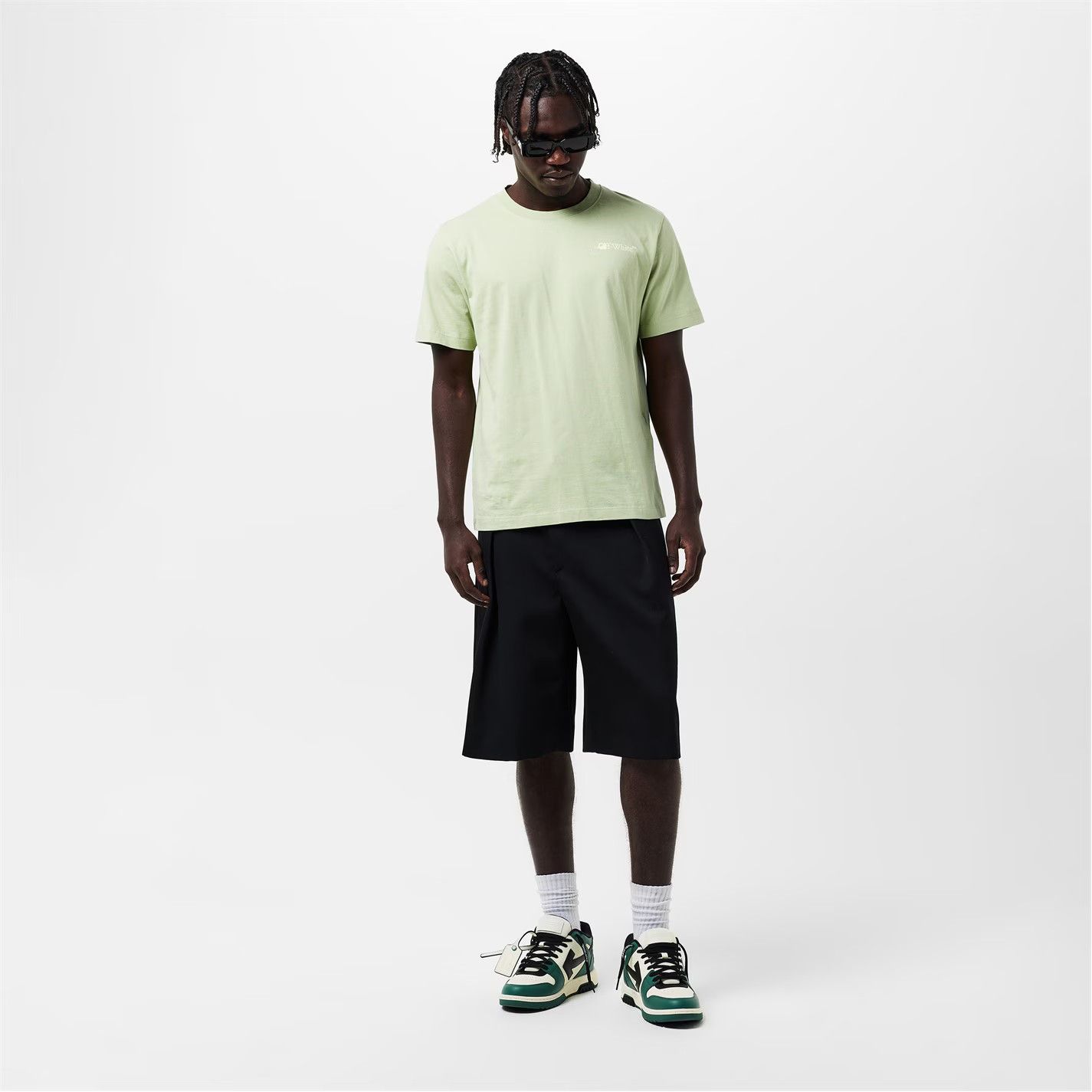 Off-White o1g2r1mq0226 Ink Arrow T-Shirt In Light Green Size US S / EU 44-46 / 1 - 6 Thumbnail