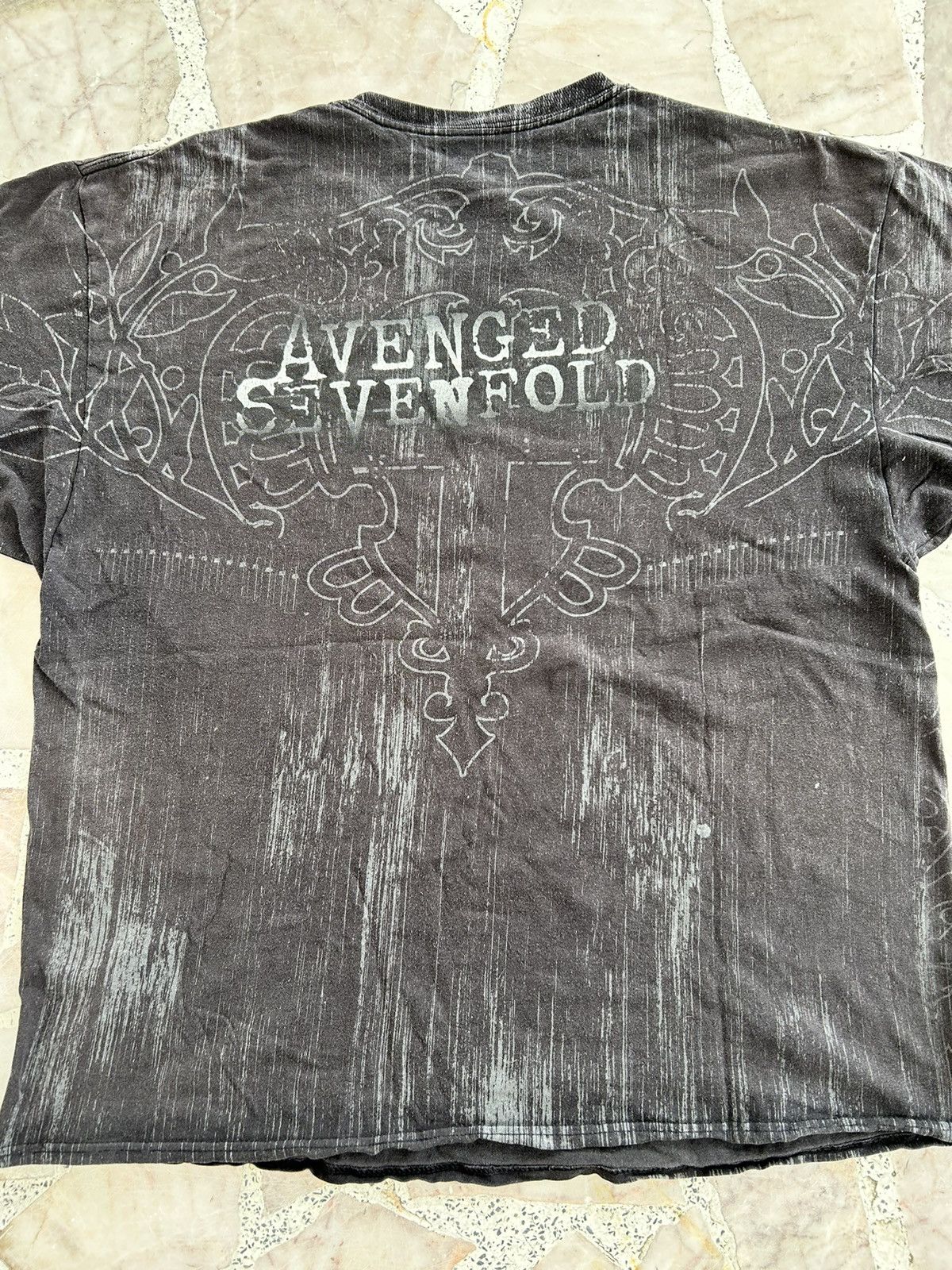 Band Tees Avenged Sevenfold Hanes Vintage Tshirt Overprint Size US L / EU 52-54 / 3 - 6 Thumbnail