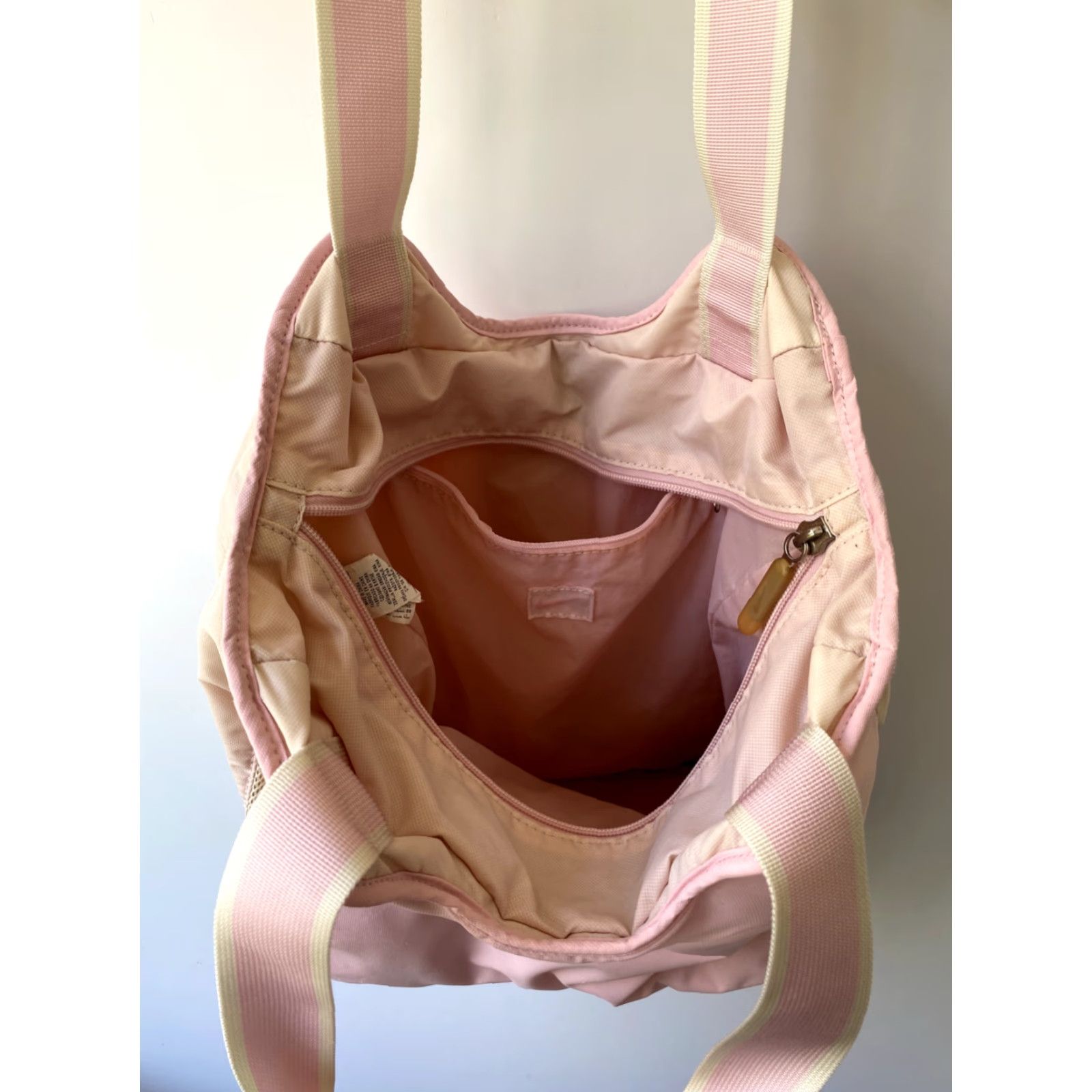 Nike VINTAGE Nike SWOOSH PINK BAG OS Mens Womens 90s Leather Nylon? Size ONE SIZE - 6 Thumbnail
