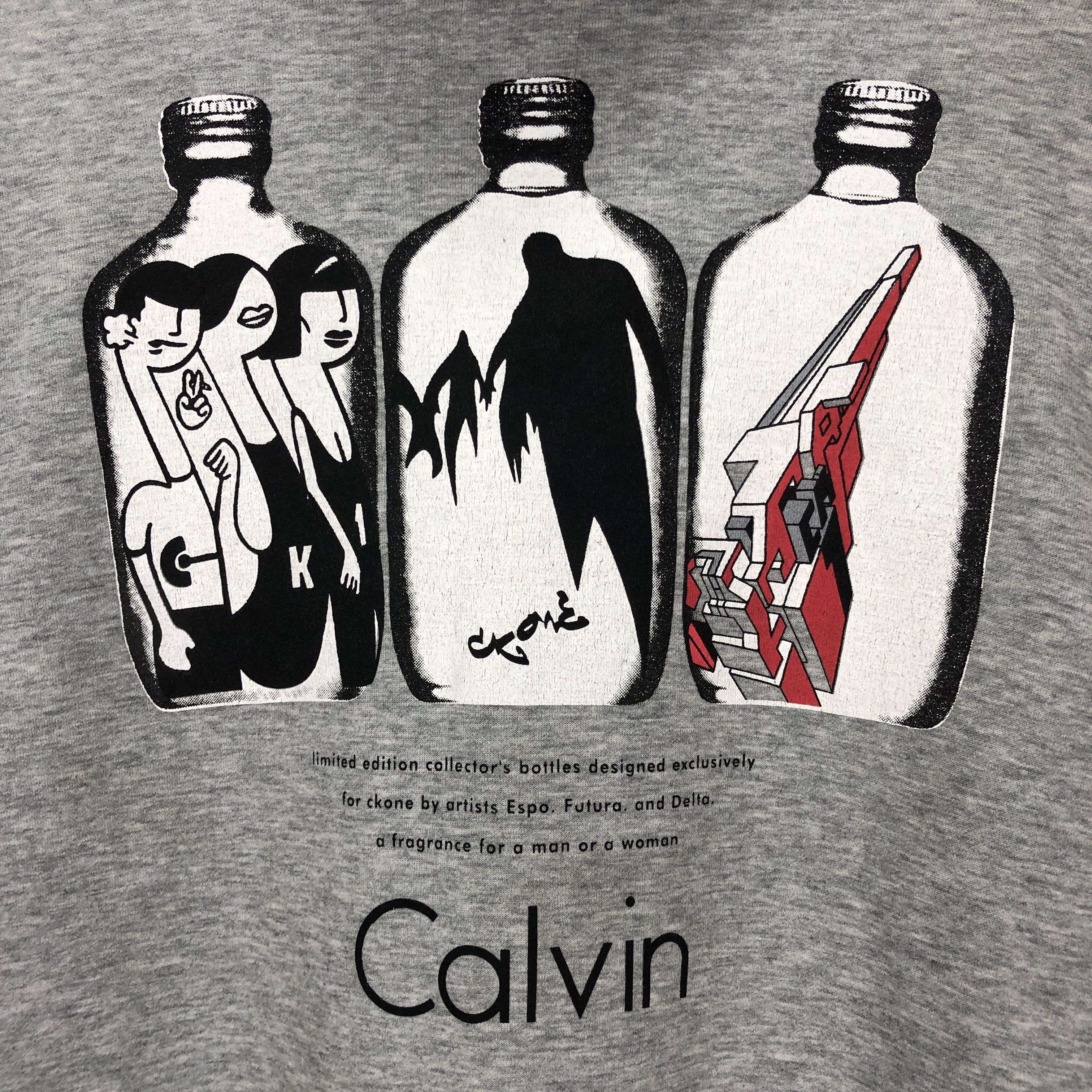 Calvin Klein Y2K Vintage UK CK ONE by YOUNGBOYS Hoodie #1566/01 Size US M / EU 48-50 / 2 - 2 Thumbnail