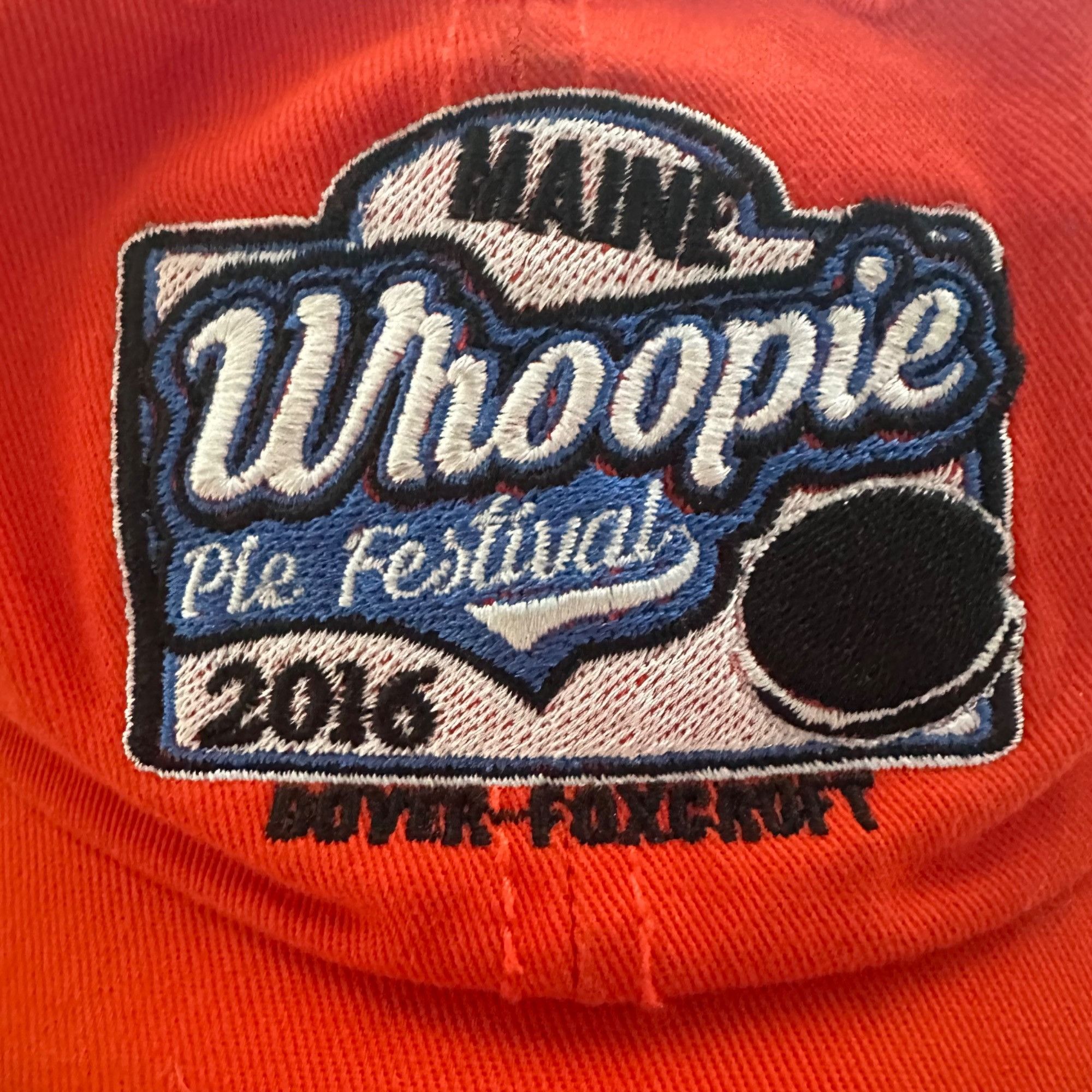 Otto Maine Whoopie Pie Festival Ball Cap 2016 Orange Vacationland Size ONE SIZE - 2 Thumbnail