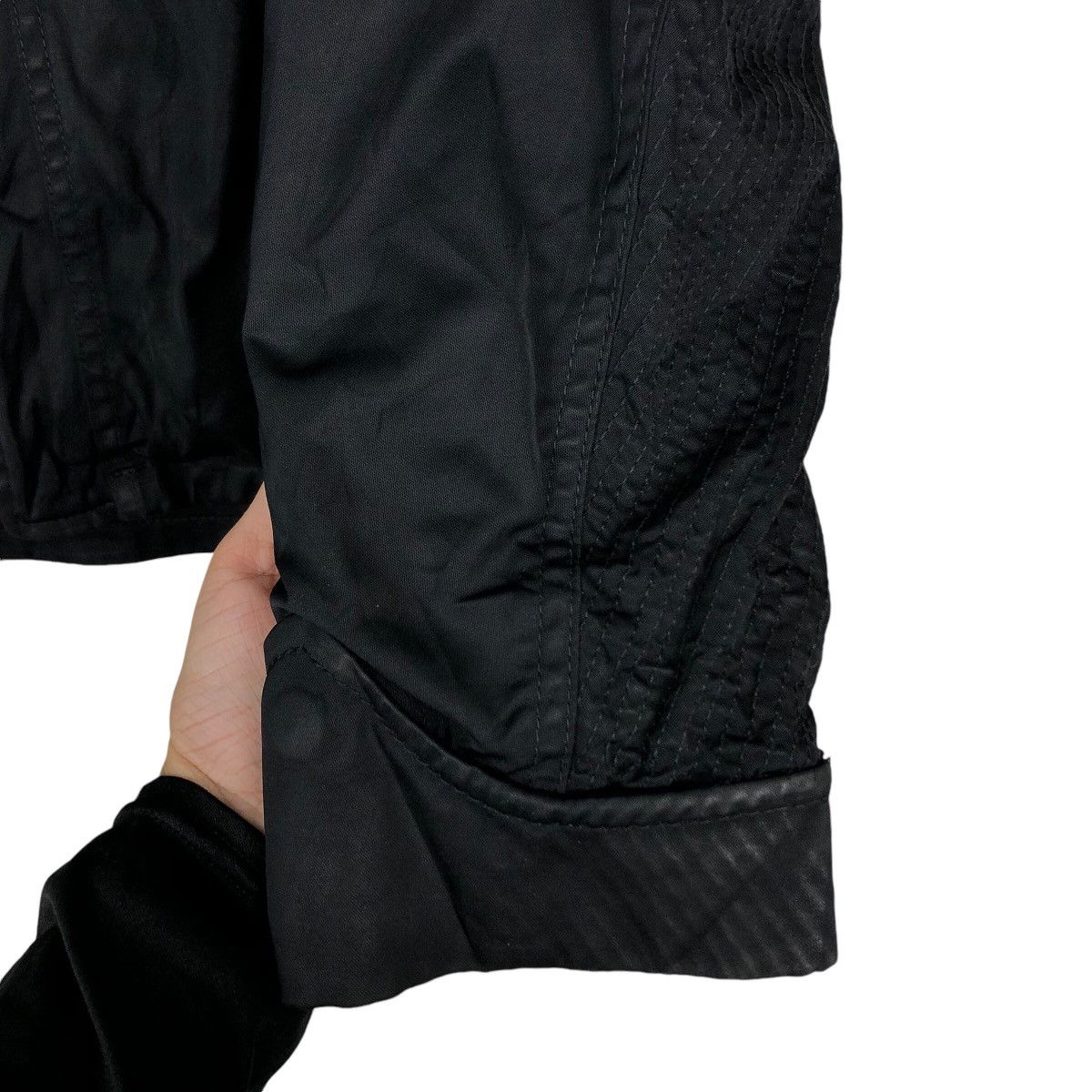 Japanese Brand 📌Vintage Biker Parachute Jacket Junmen Black Line Ginza Size US M / EU 48-50 / 2 - 16 Thumbnail