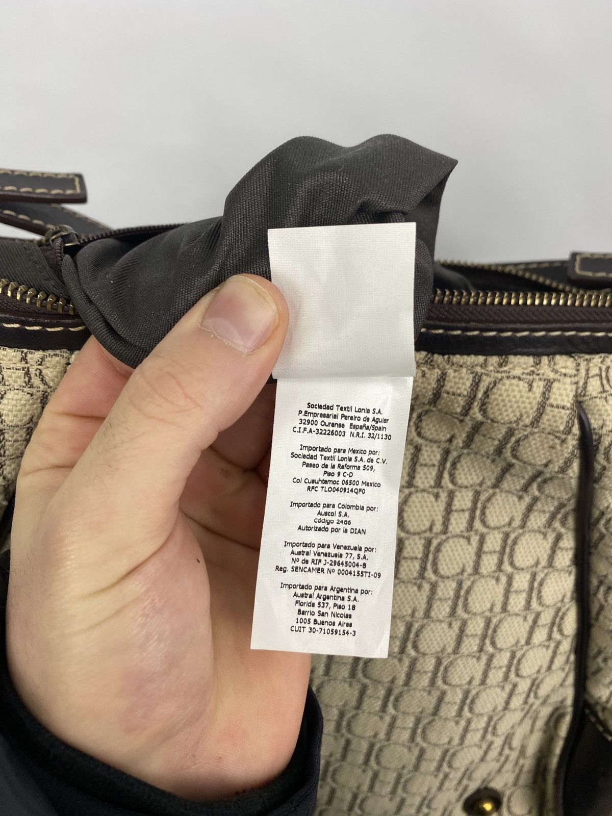 Carolina Herrera 🇪🇸 Vintage 90s Carolina Herrera Rare Bag Retro Hype Y2K Size ONE SIZE - 10 Thumbnail