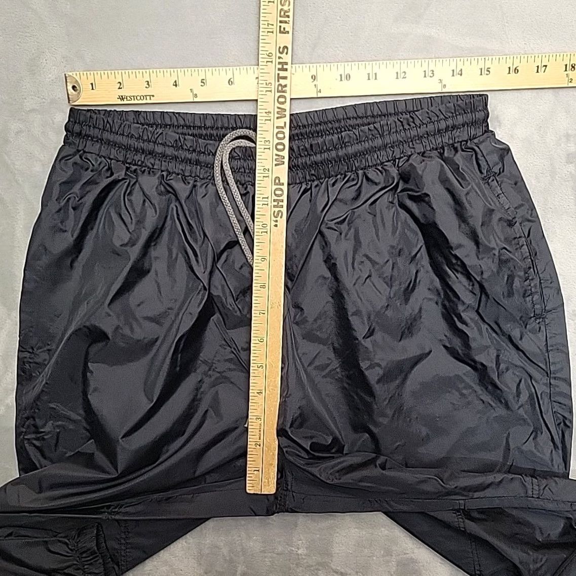 Sideout VINTAGE Sideout I3 Track Pants Mens XL Black Nylon Windbreaker Baggy Y2K Retro Street Size US 36 / EU 52 - 7 Thumbnail