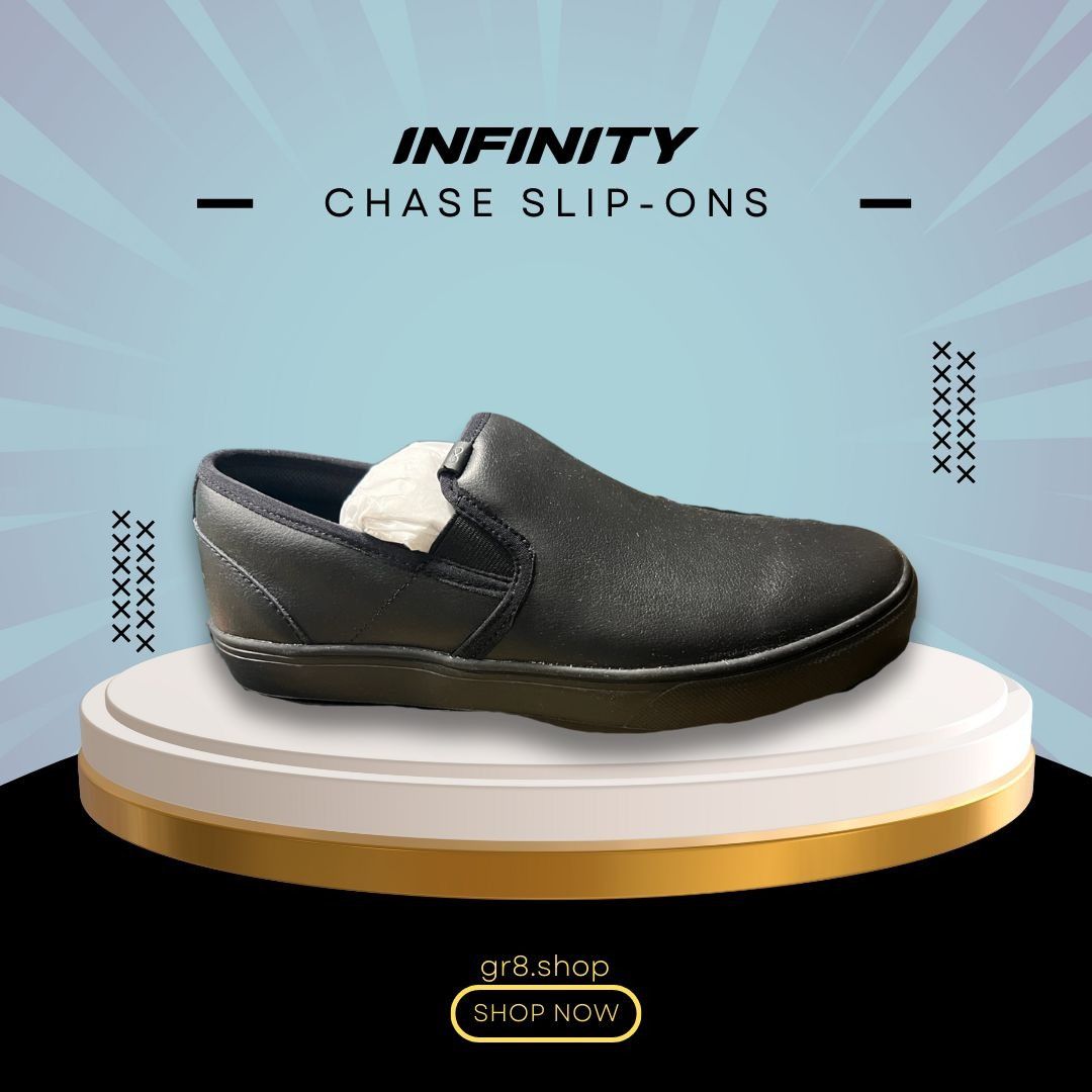 Other Infinity Chase Slip-Ons Black Womens Size 8 Oil & Slip Resis Size US 8 / IT 38 - 1 Thumbnail
