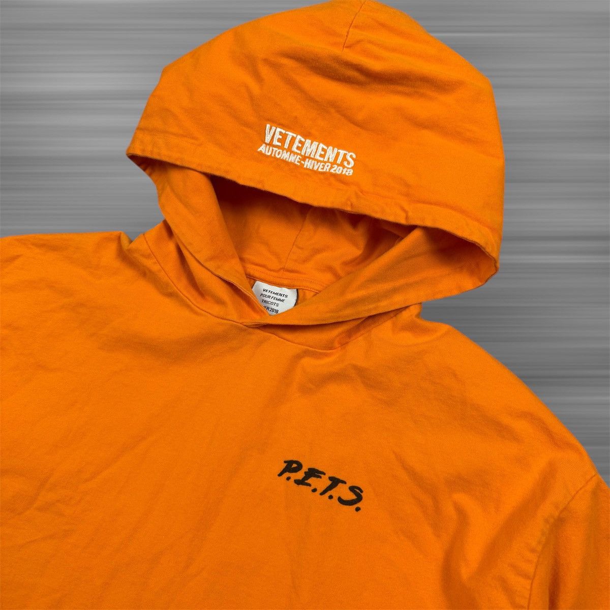 Vetements Vetements P.E.T.S Oversized Hoodie Size US S / EU 44-46 / 1 - 2 Thumbnail
