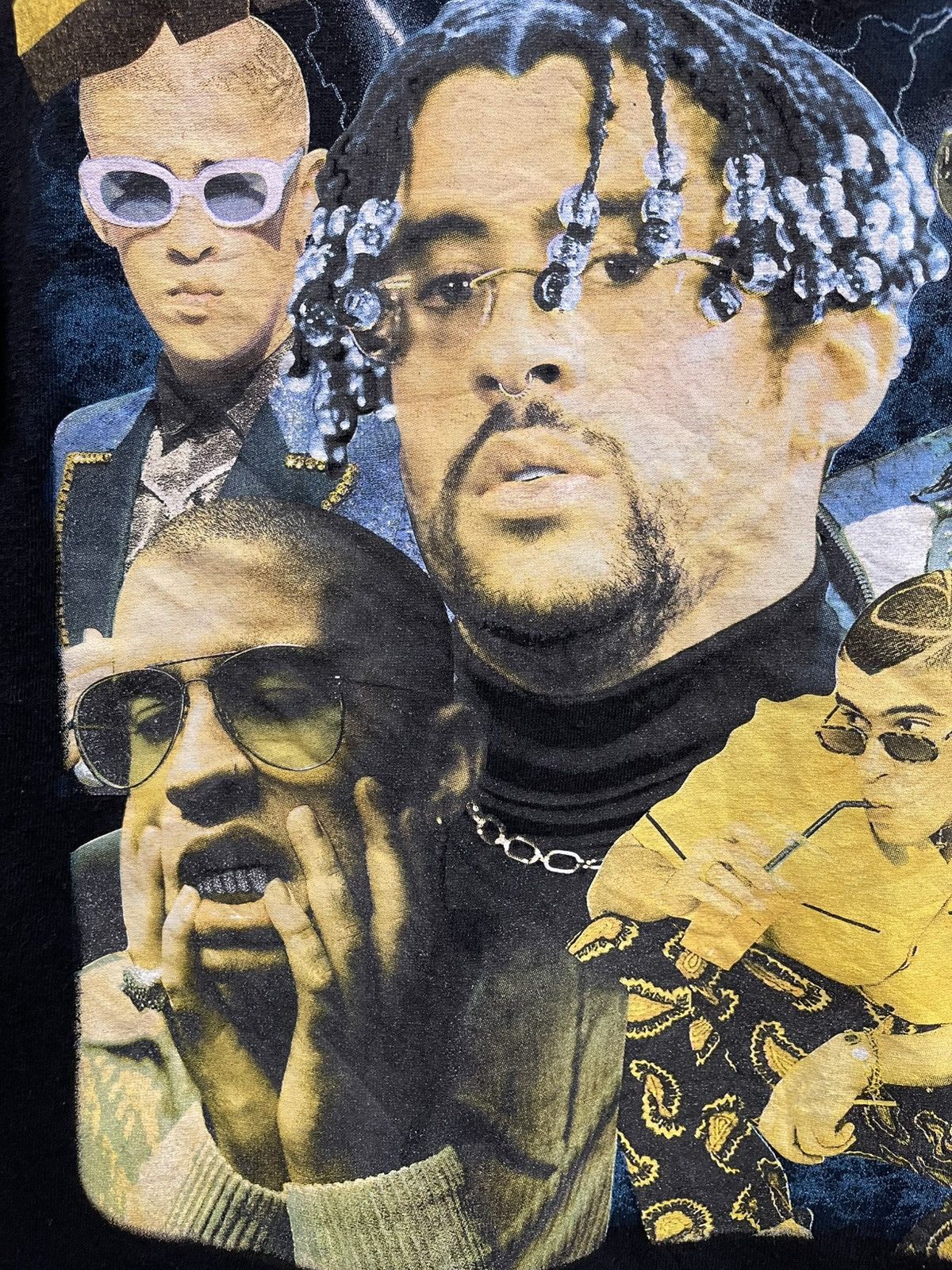 Rap Tees Bad Bunny Puerto Rican Rapper🔥🔥🔥 Size US M / EU 48-50 / 2 - 6 Thumbnail