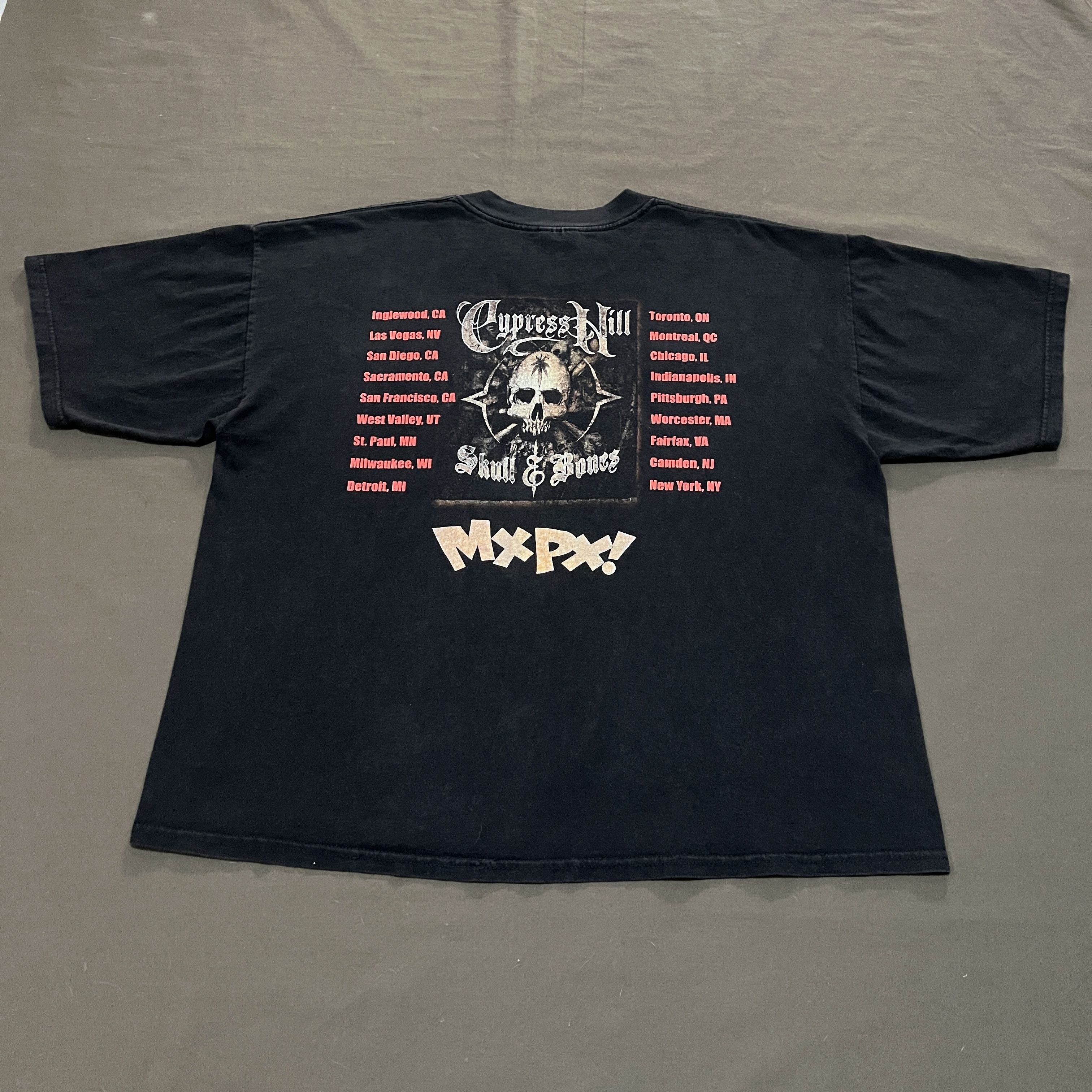 Rap Tees × Vintage Vintage 2000 The Offspring Cypress Hill MxPx Tour Tee XL Size US XL / EU 56 / 4 - 4 Thumbnail