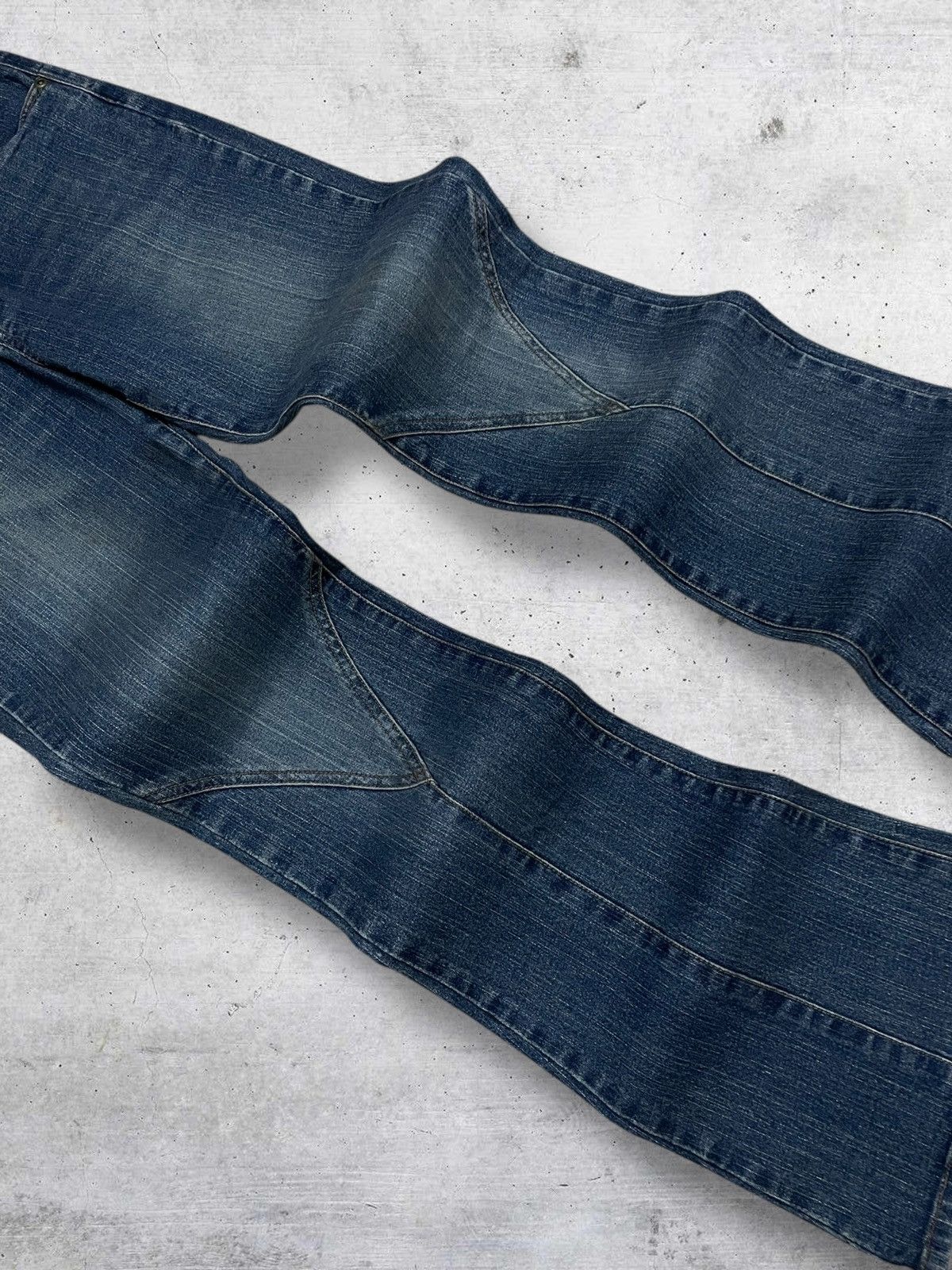 Tornado Mart VINTAGE JKG 1990S JAPAN DESIGNER OG RETRO COWBOY FLARE DENIM Size US 30 / EU 46 - 4 Thumbnail