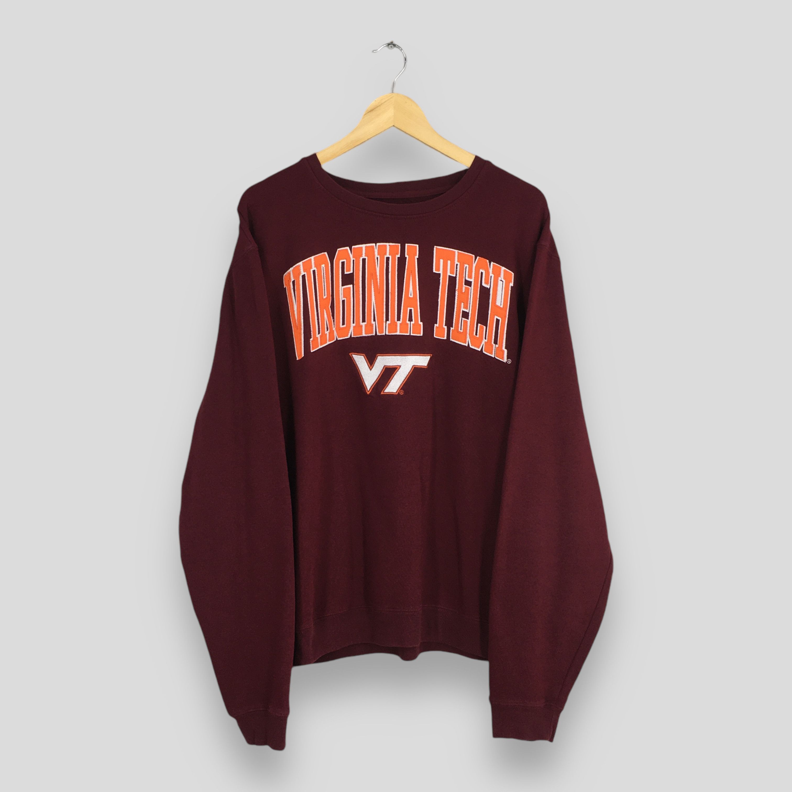 J. America × NCAA Vintage Virginia Tech NCAA Hokies Sweatshirt 2XLarge Size US XXL / EU 58 / 5 - 1 Thumbnail