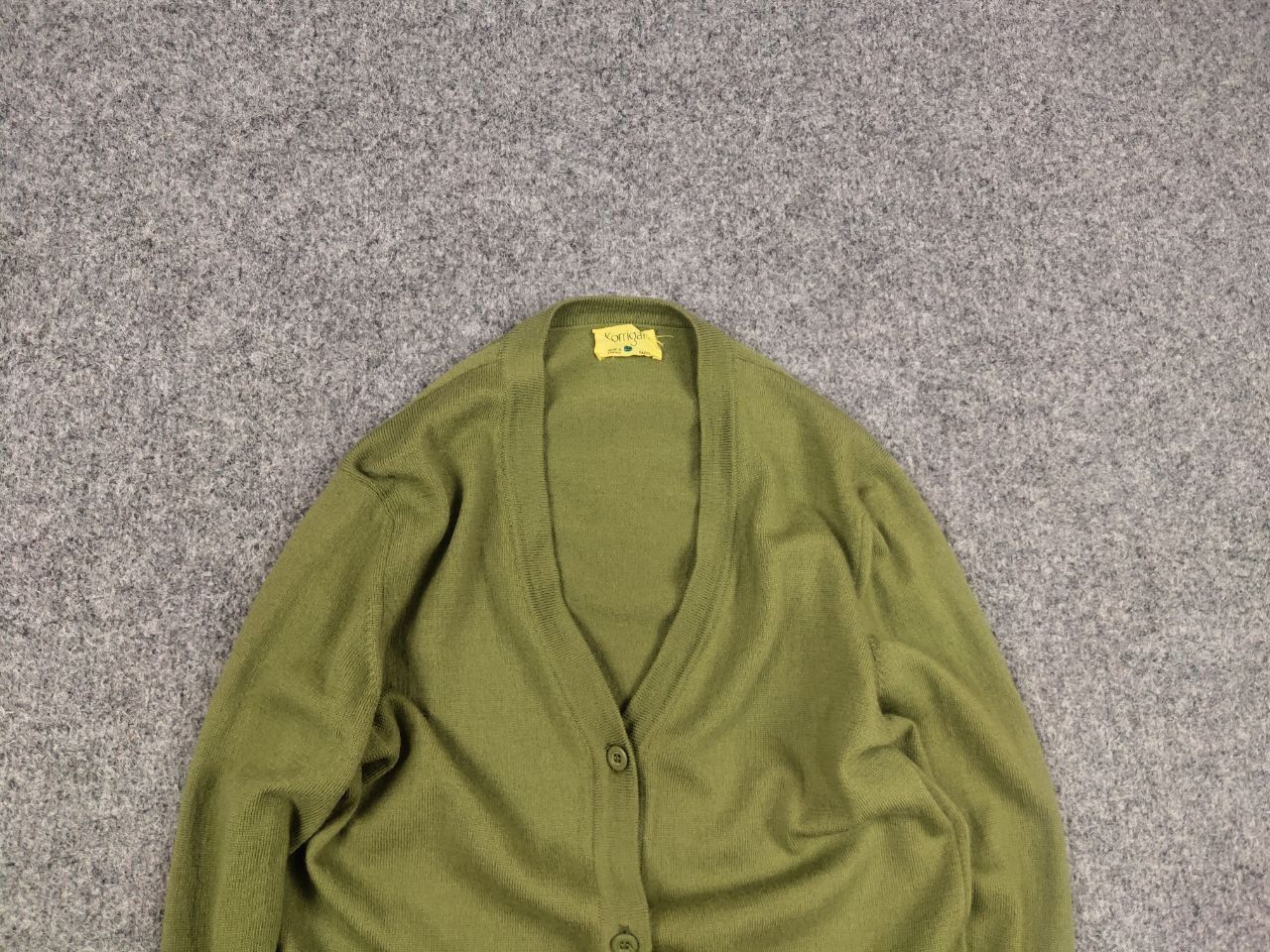 Vintage Vintage 60s Korrigan Green Button Cardigan kurt cobain style Size S / US 4 / IT 40 - 3 Thumbnail