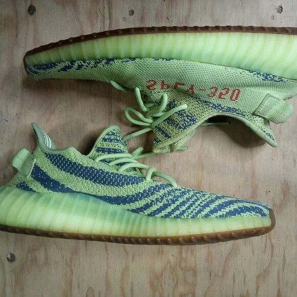 Adidas Adidas Yeezy Boost 350 V2 Semi Frozen Yellow Shoes Sneakers Size US 10 / EU 43 - 2 Thumbnail