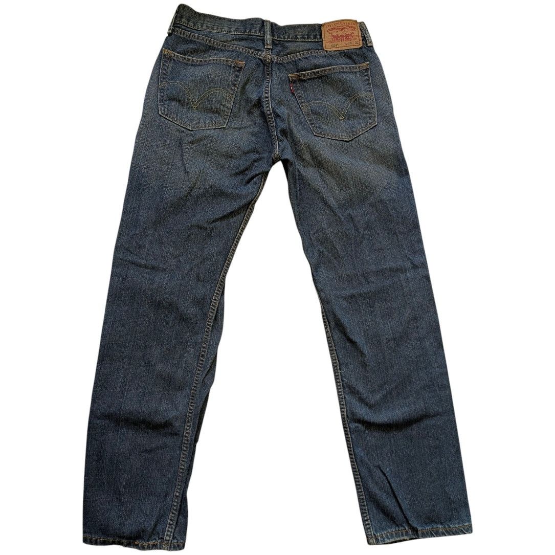 Levi's LEVI STRAUSS 505 Straight Leg Levi's Blue Jeans Men's 34x32 Size US 36 / EU 52 - 3 Thumbnail