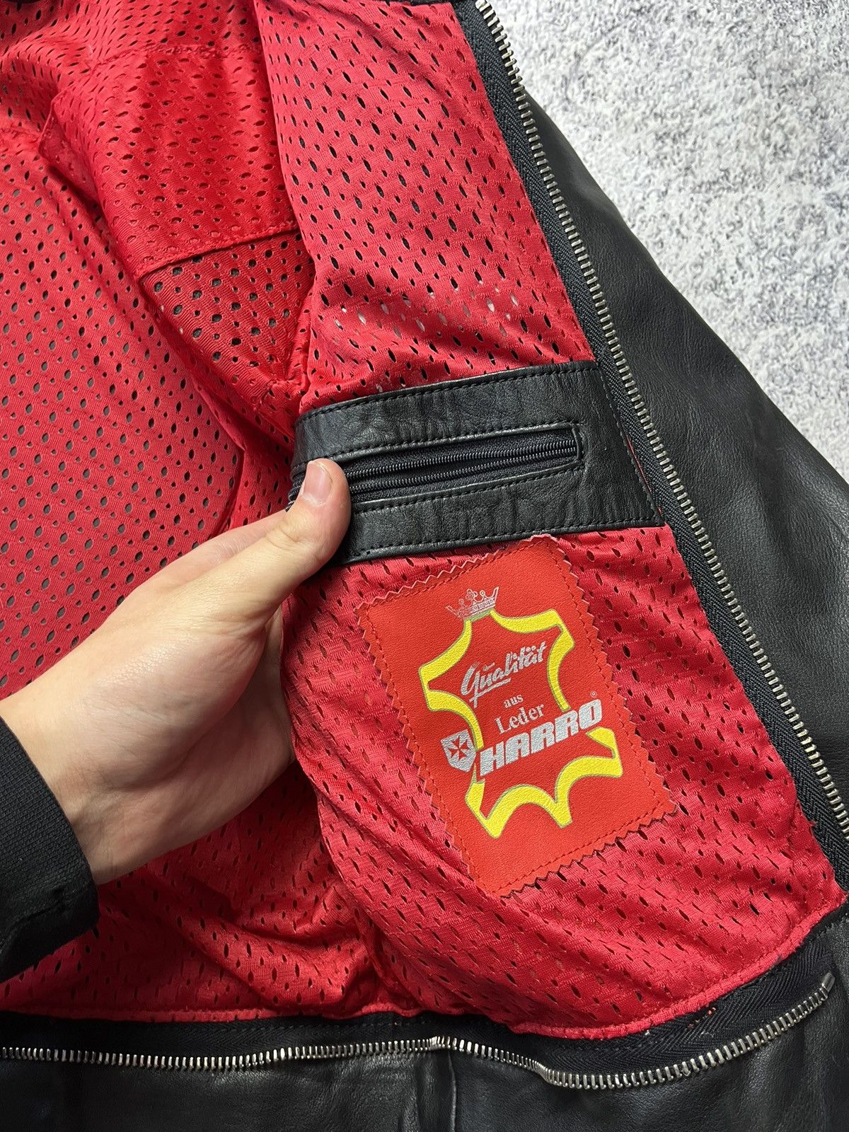 Vintage Vintage Sport Selection By Polo Leather Motorcycle Jacket Size S / US 4 / IT 40 - 15 Thumbnail