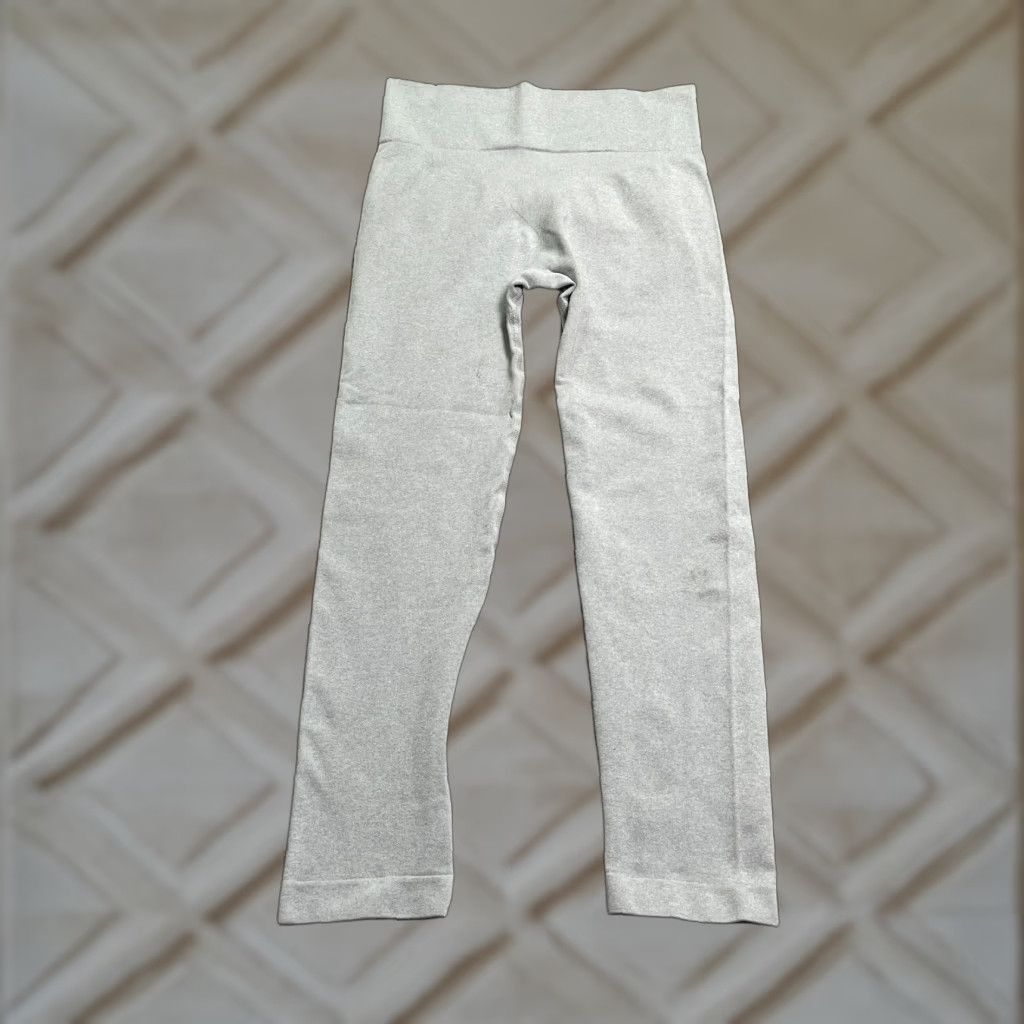 Vintage Unbranded Compression Leggings Womens L Gray Athletic Active 27x24 Size 36" / US 14 / IT 50 - 1 Thumbnail