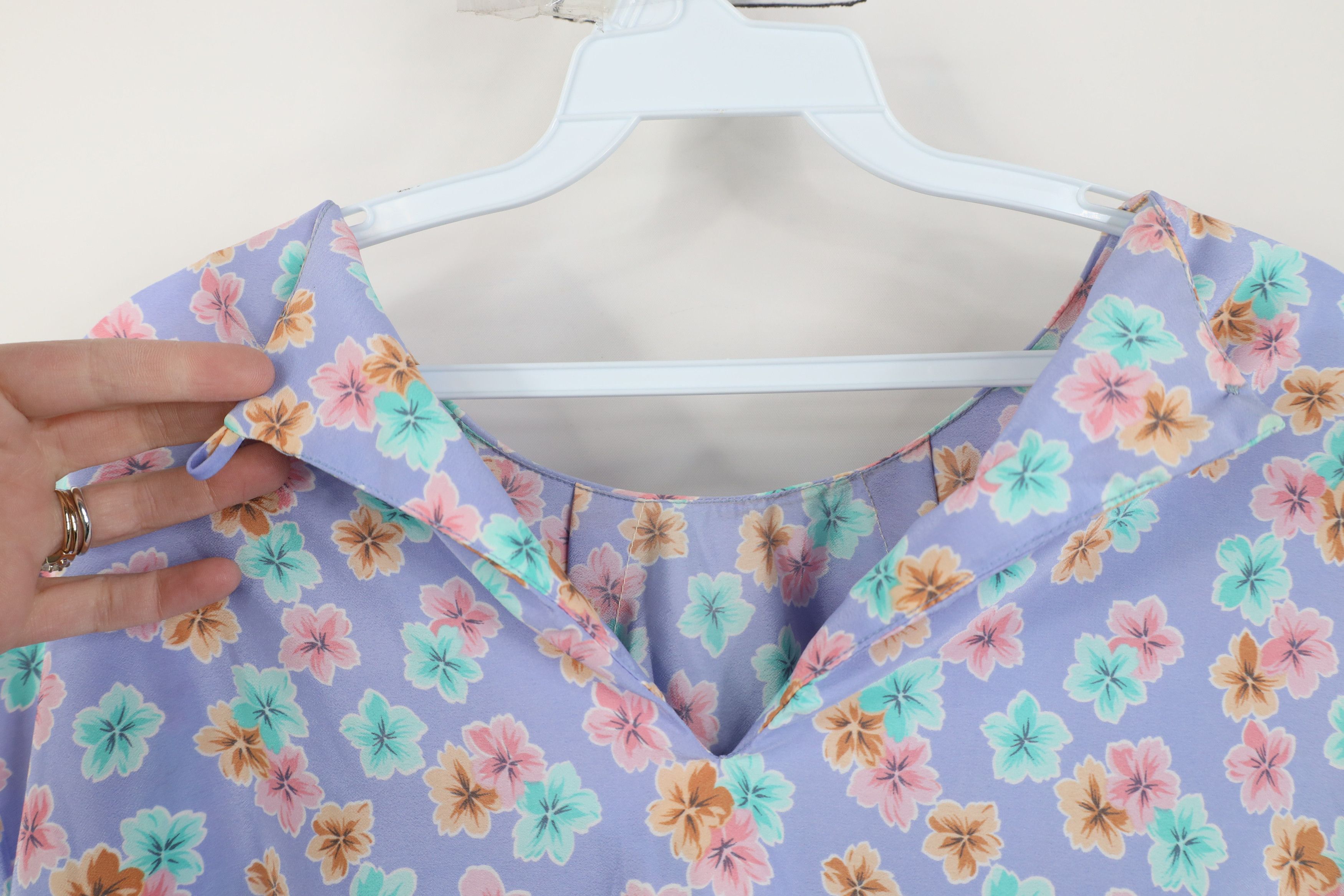 Vintage Vintage 90s Streetwear Over Print Short Sleeve Shirt Top USA Size M / US 6-8 / IT 42-44 - 12 Thumbnail