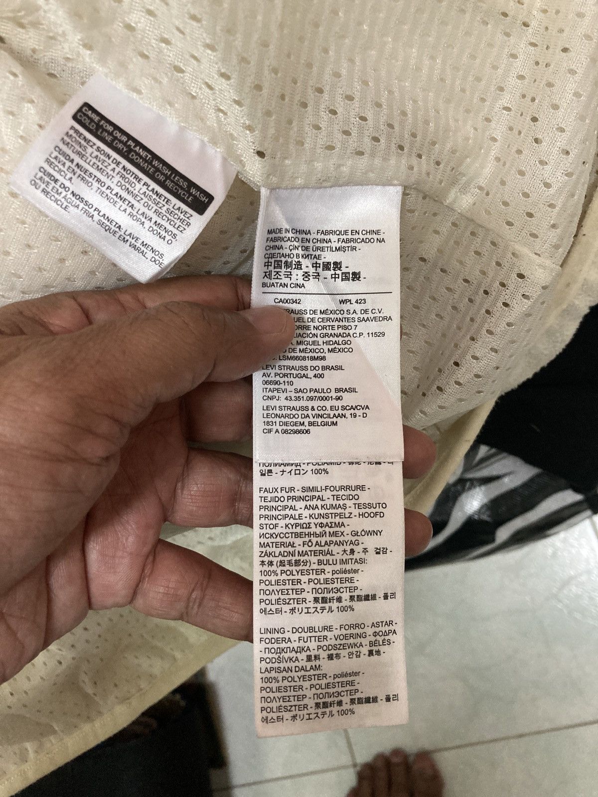 Japanese Brand Levis winter jacket Size US L / EU 52-54 / 3 - 6 Thumbnail