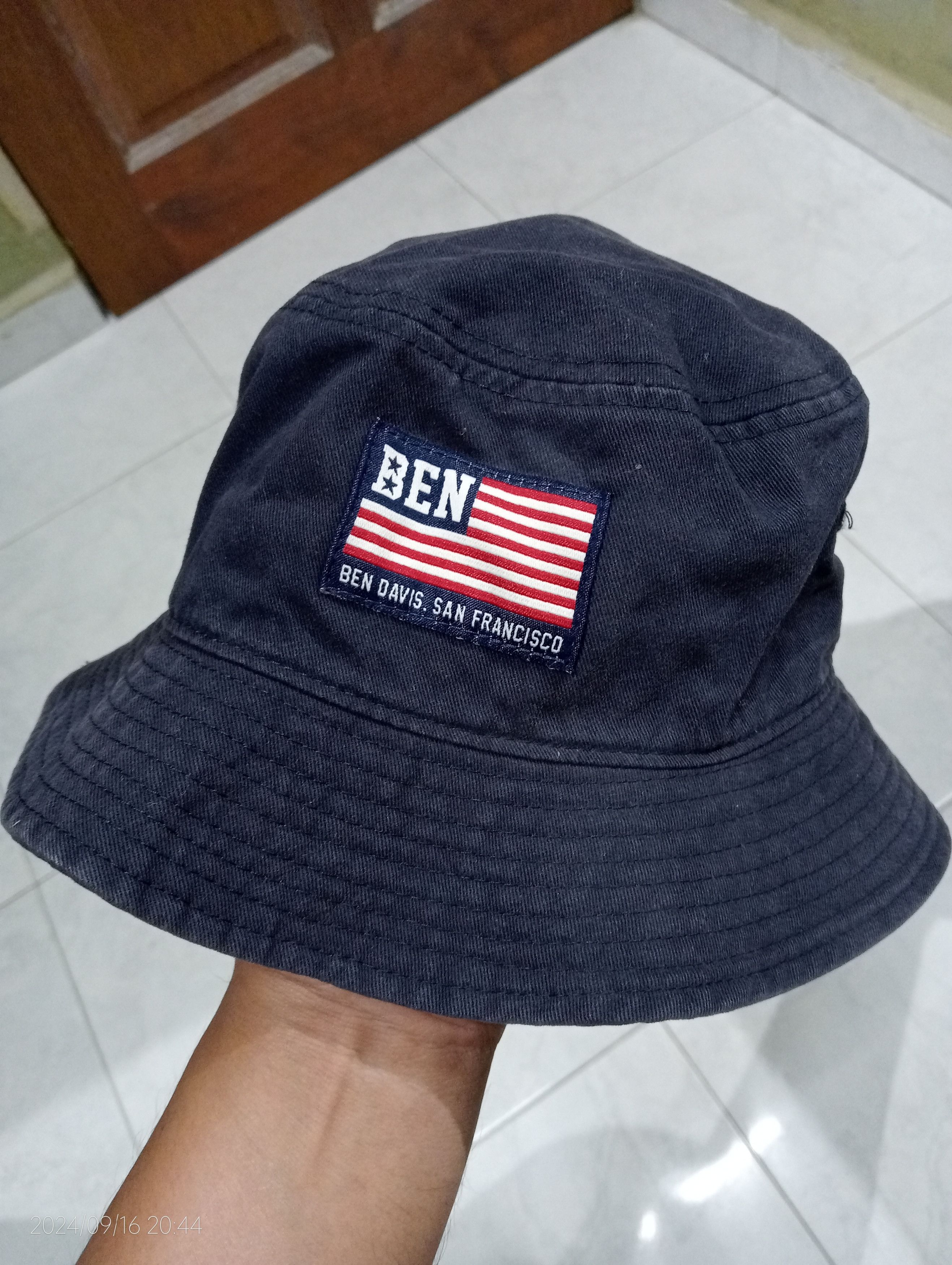 Ben Davis Ben Davis US Flag Logo Bucket Hat Workwear Size ONE SIZE - 1 Thumbnail