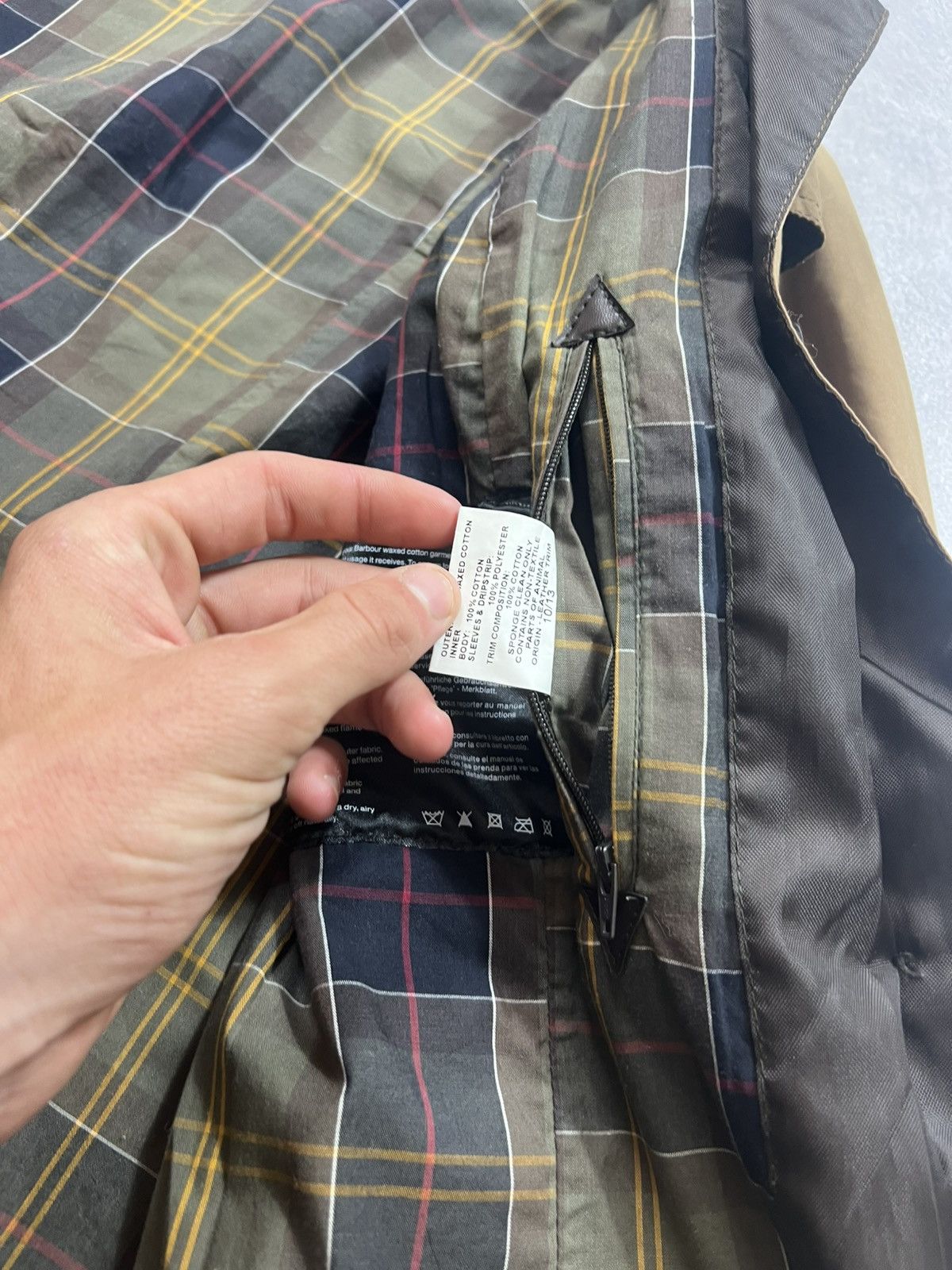 Barbour 💛VTG Rick Owens Style Barbour Vintage waterproof jacket Size US S / EU 44-46 / 1 - 12 Thumbnail