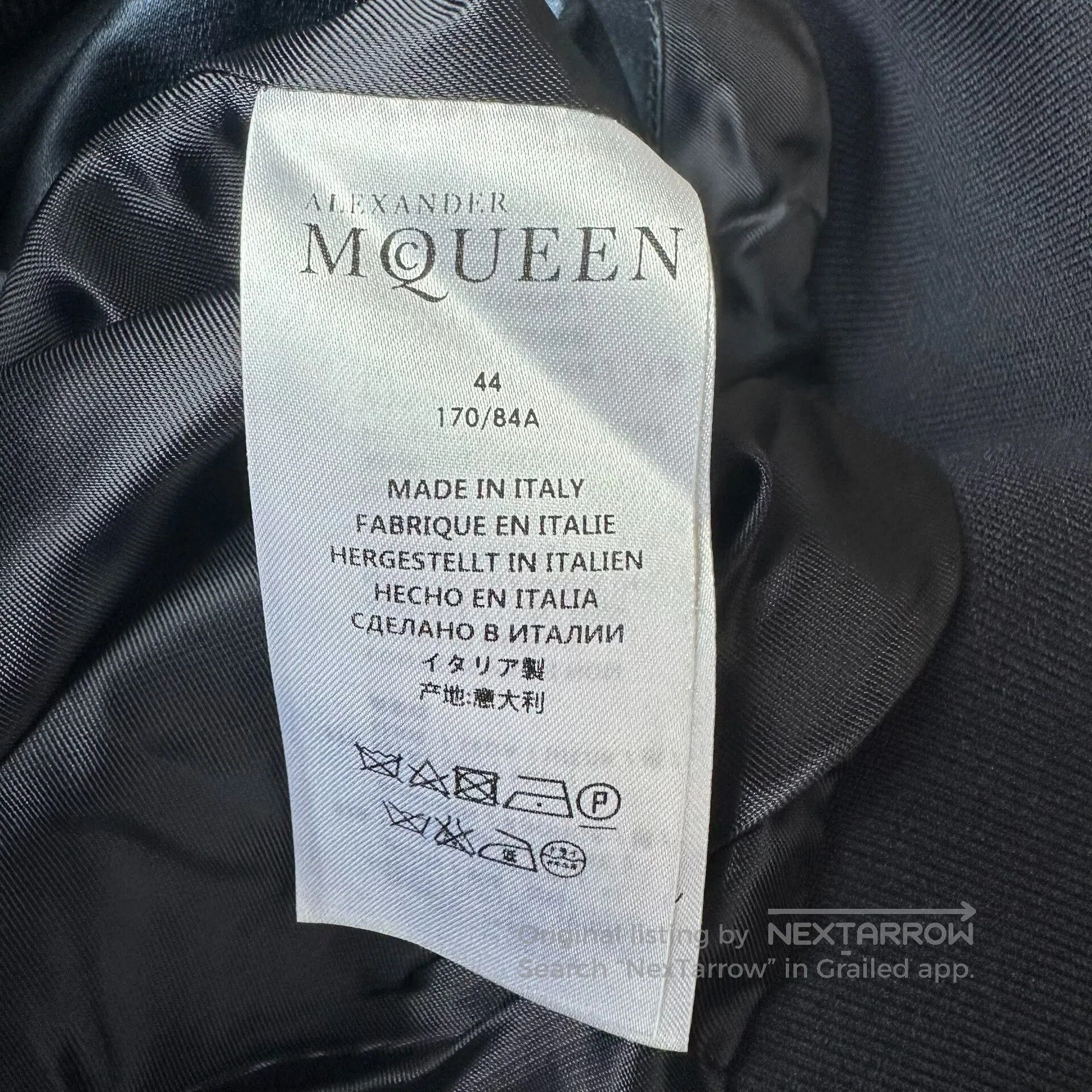 Alexander McQueen Alexander McQueen Embroidered Baseball Jacket. Size US S / EU 44-46 / 1 - 4 Thumbnail