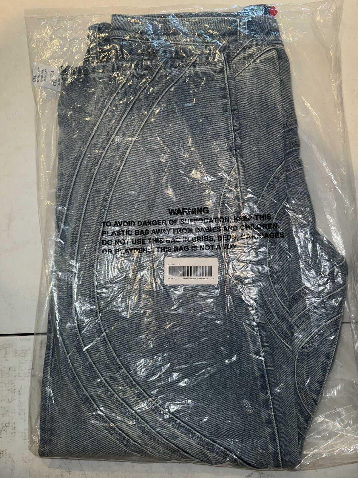 Supreme Supreme S Logo Loose Fit Jean Size US 36 / EU 52 - 4 Thumbnail