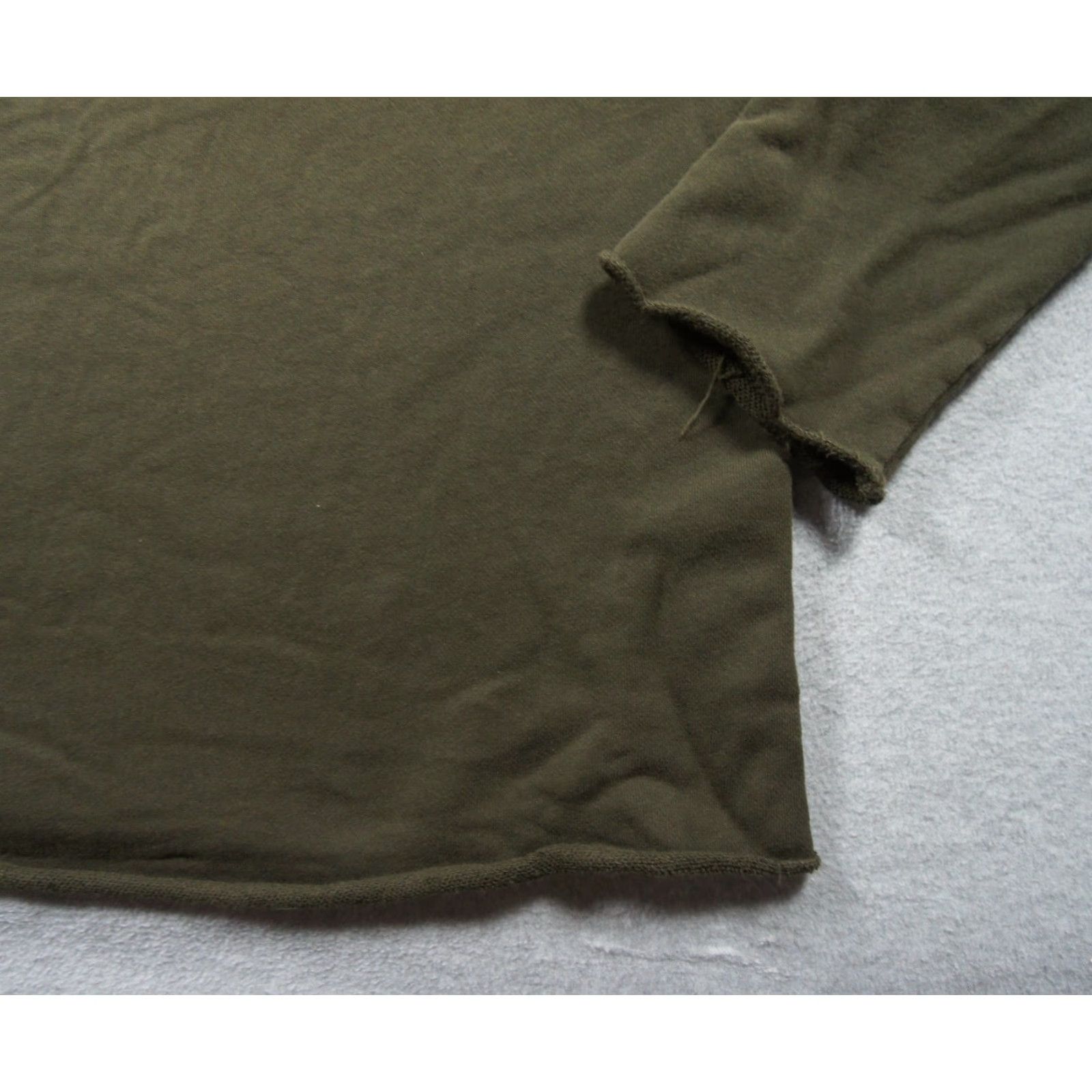 Eileen Fisher Eileen Fisher Sweatshirt Womens XL Green Cropped Crewneck Raw Edge Ladies Size XL / US 12-14 / IT 48-50 - 4 Thumbnail