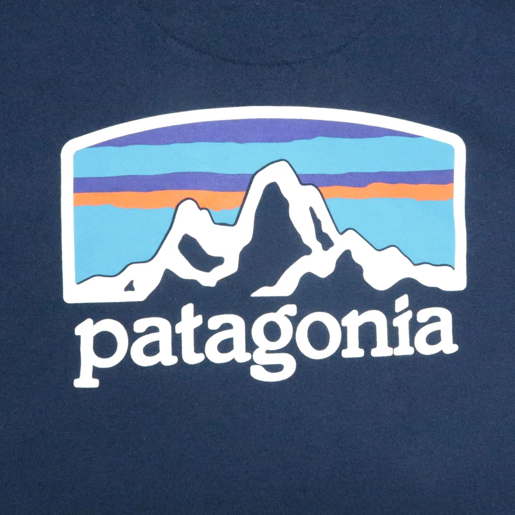 Patagonia Patagonia Hoodie Mens Large Blue Graphic Uprisal Fitz Roy Horizons Pullover Size US L / EU 52-54 / 3 - 7 Thumbnail