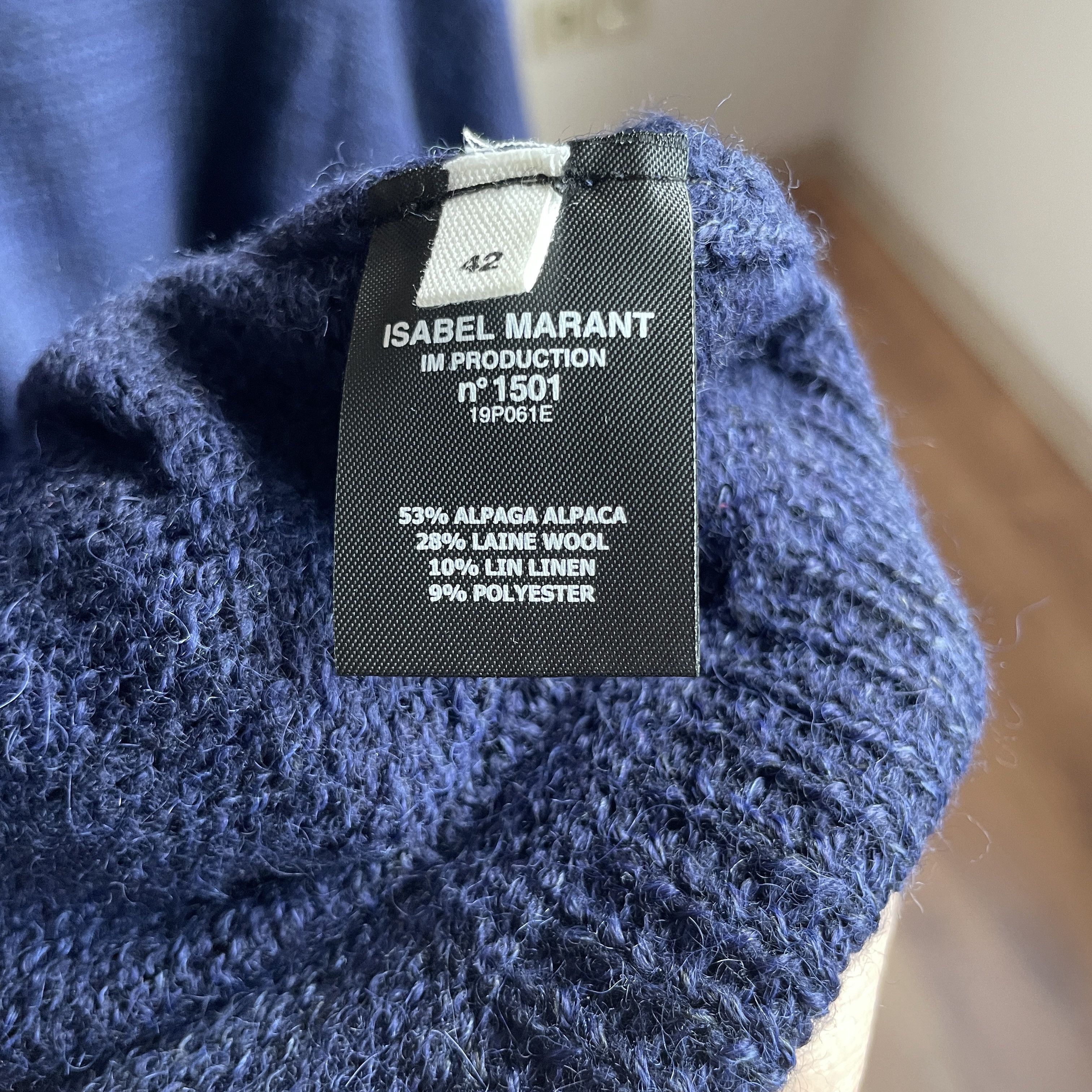 Isabel Marant Isabel Marant Etoile Gatliny Alpaca Wool Blend Sweater Size M / US 6-8 / IT 42-44 - 9 Thumbnail