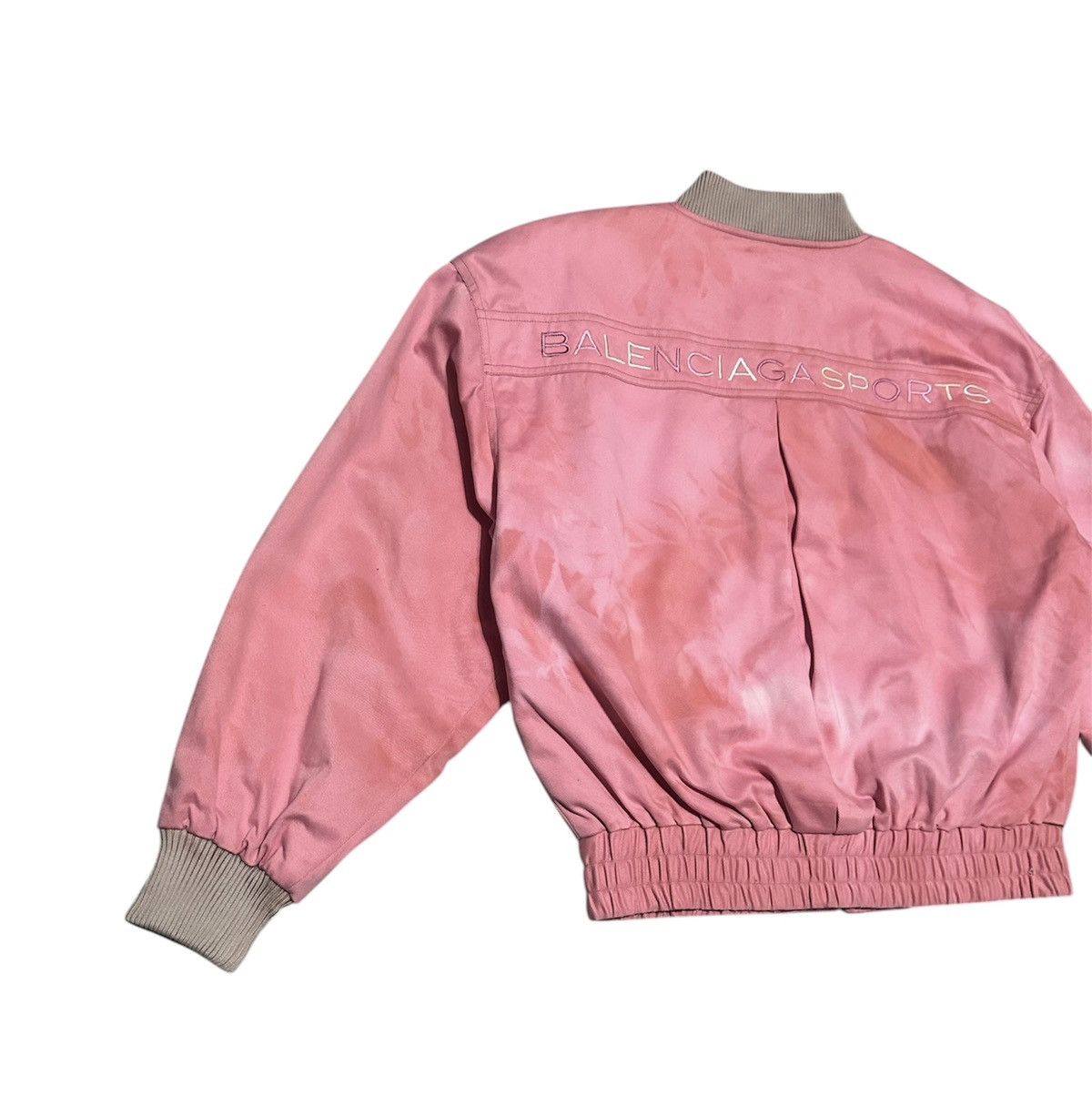 Balenciaga Vintage Balenciaga Sports Bomber Jacket Sun Faded Size US M / EU 48-50 / 2 - 6 Thumbnail