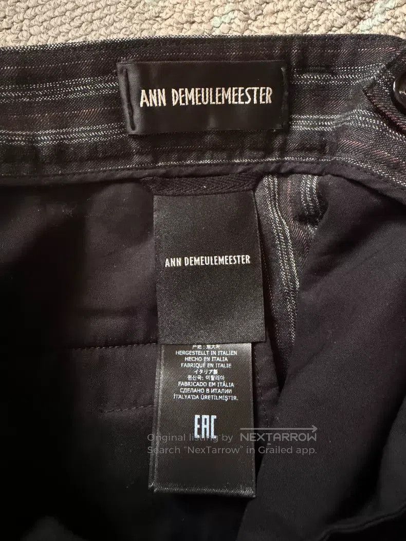 Ann Demeulemeester Ann Demeulemeester Double rope stripe dress pants Size 32" / US 10 / IT 46 - 6 Thumbnail