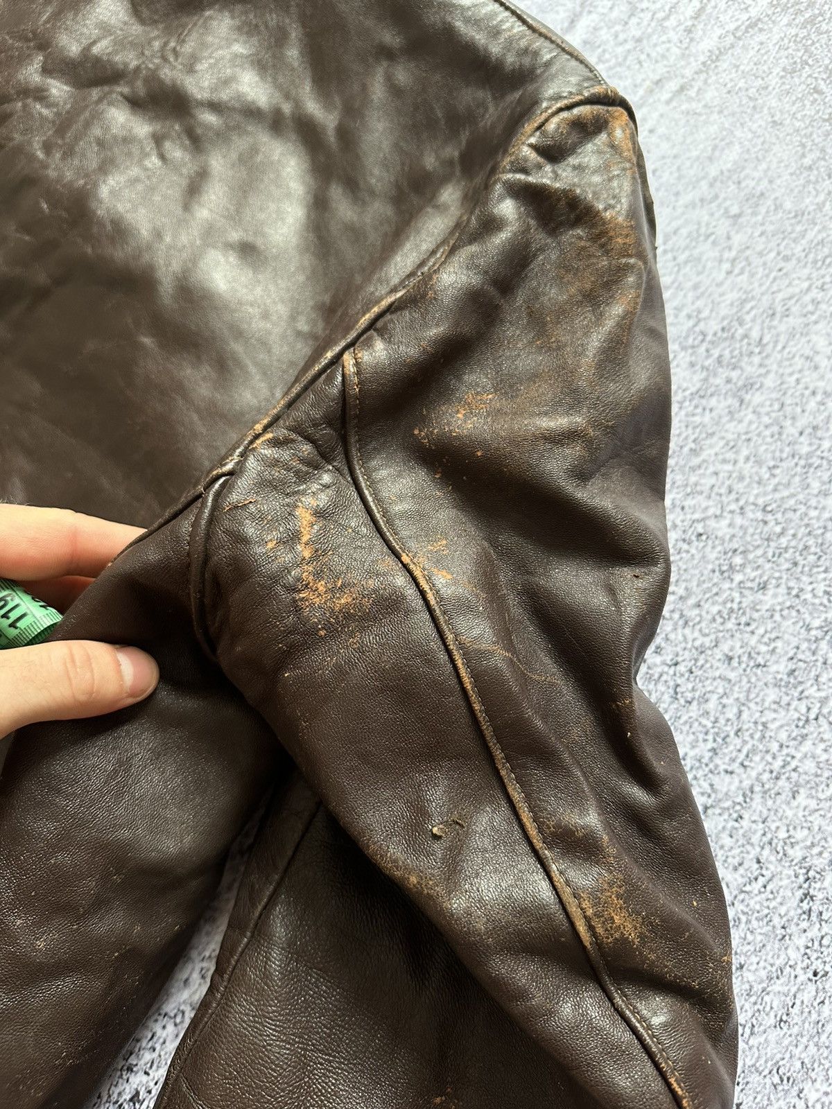 Hartmann Antique 40s French Cyclist 'Hartmann' Leather Jacket WW2 Era Size US M / EU 48-50 / 2 - 18 Thumbnail
