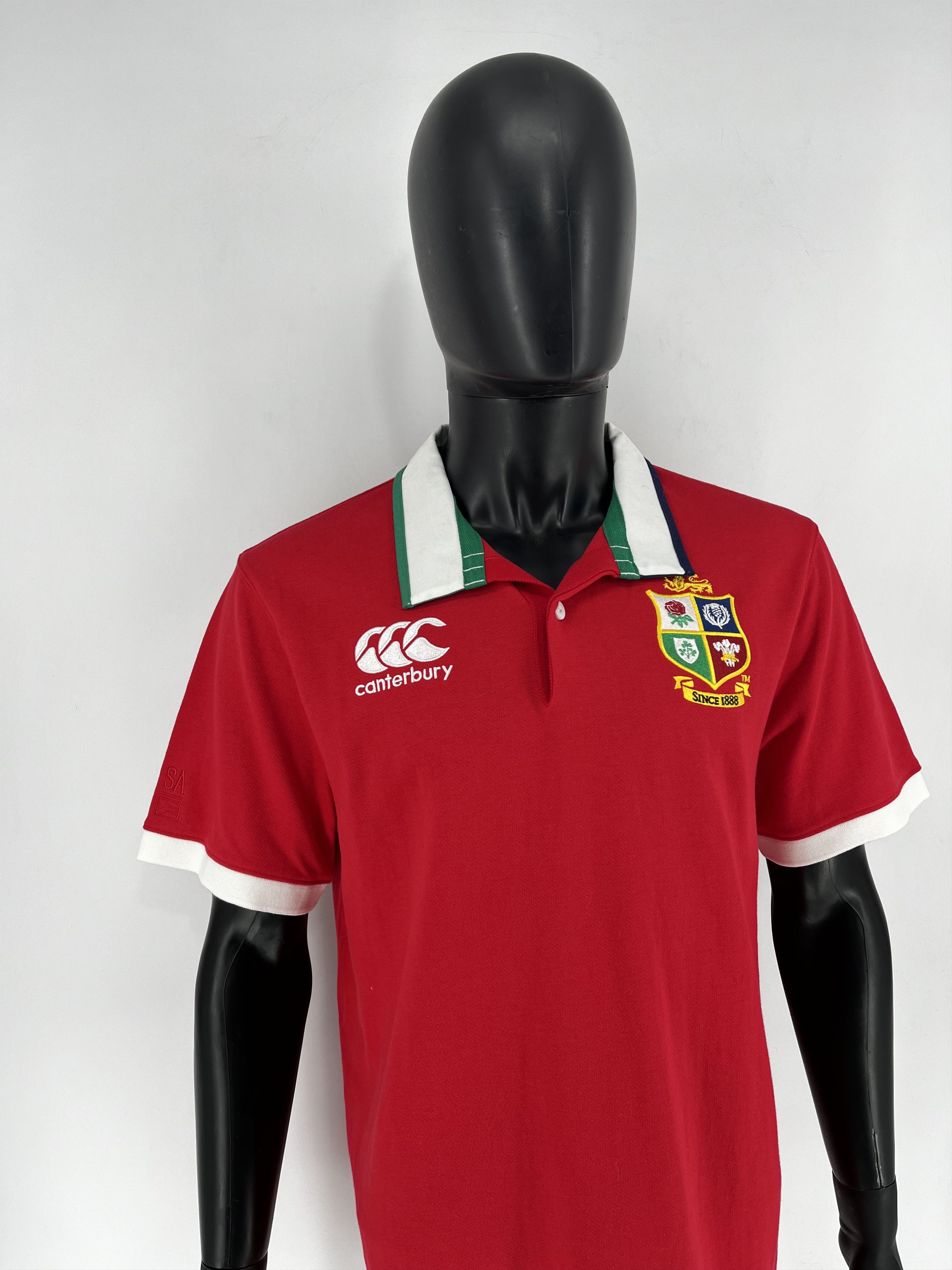 Canterbury of New Zealand × Vintage Canterbury British & Irish Lions Rugby Polo Shirt Men's Size US L / EU 52-54 / 3 - 4 Thumbnail