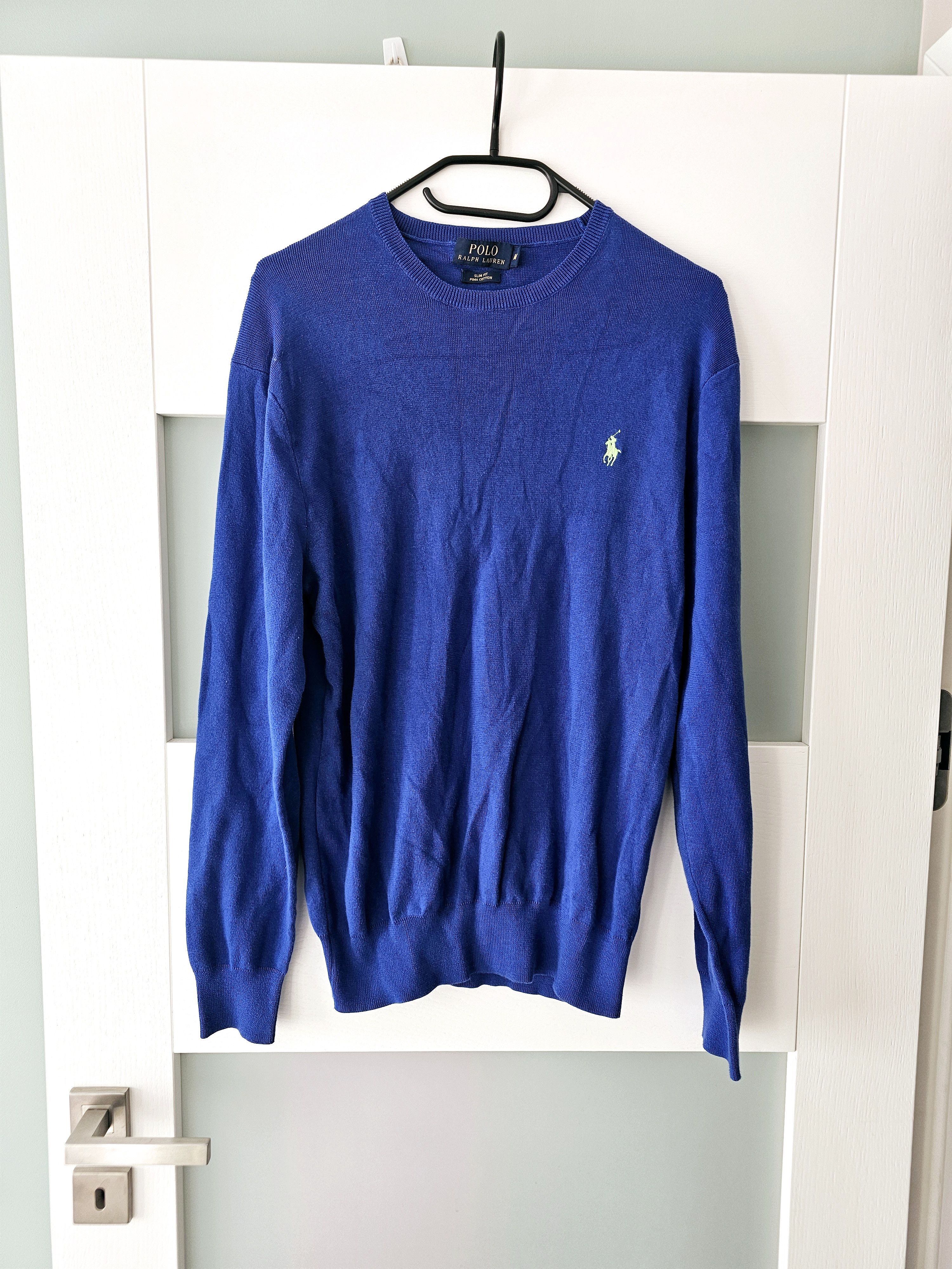 Polo Ralph Lauren Blue Polo Ralph Lauren cotton sweater m 38 Size US M / EU 48-50 / 2 - 1 Thumbnail