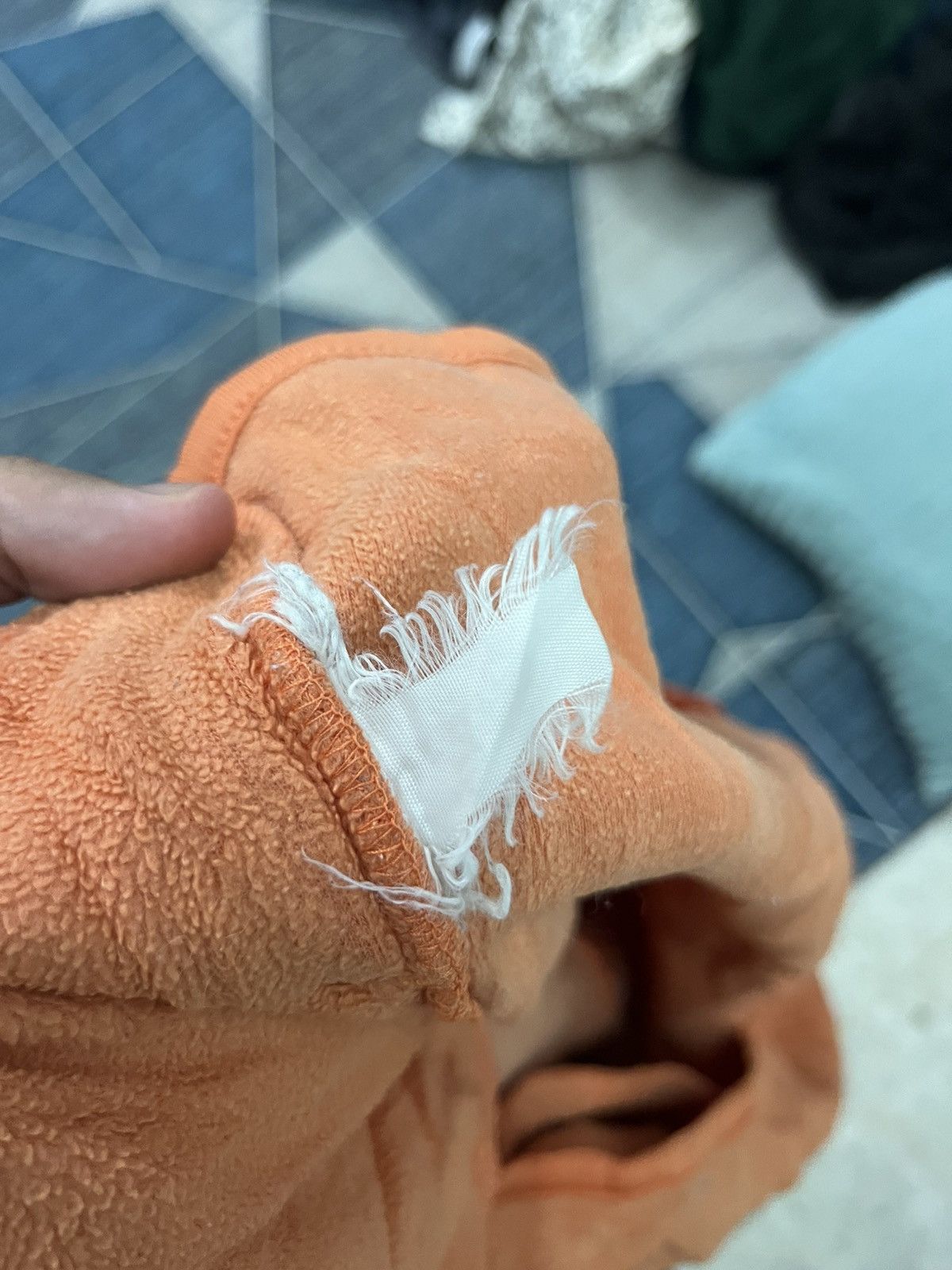 Japanese Brand 🔥90s Uniqlo Japanese Brand Orange Fleece Half Zipper Size US L / EU 52-54 / 3 - 8 Thumbnail