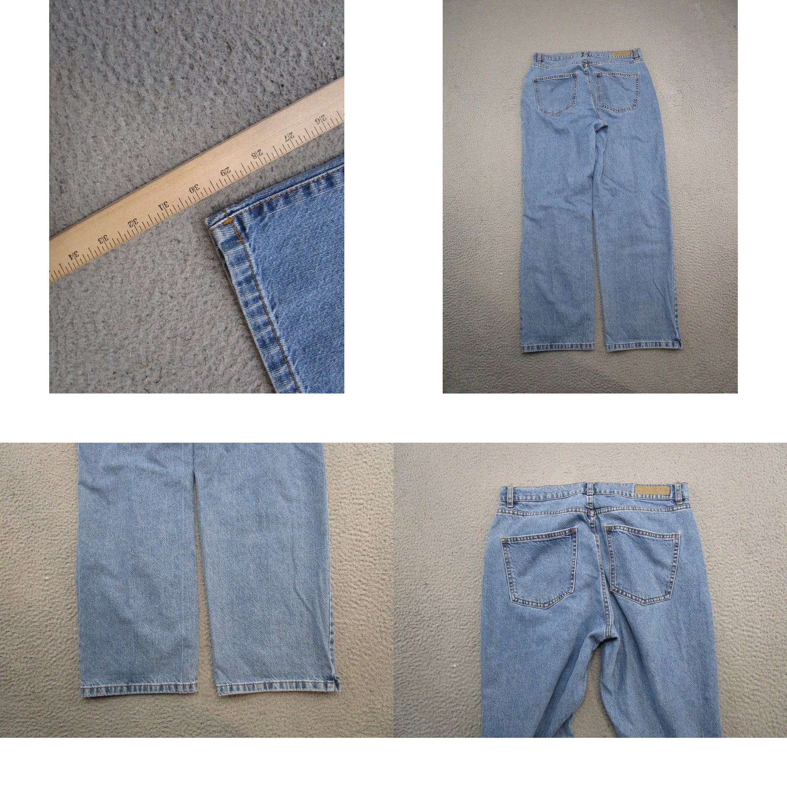 Cotton On Cotton:On Women's High-Rise Loose Straight Jeans Distressed Light Wash Size 10 Size 32" / US 10 / IT 46 - 9 Thumbnail