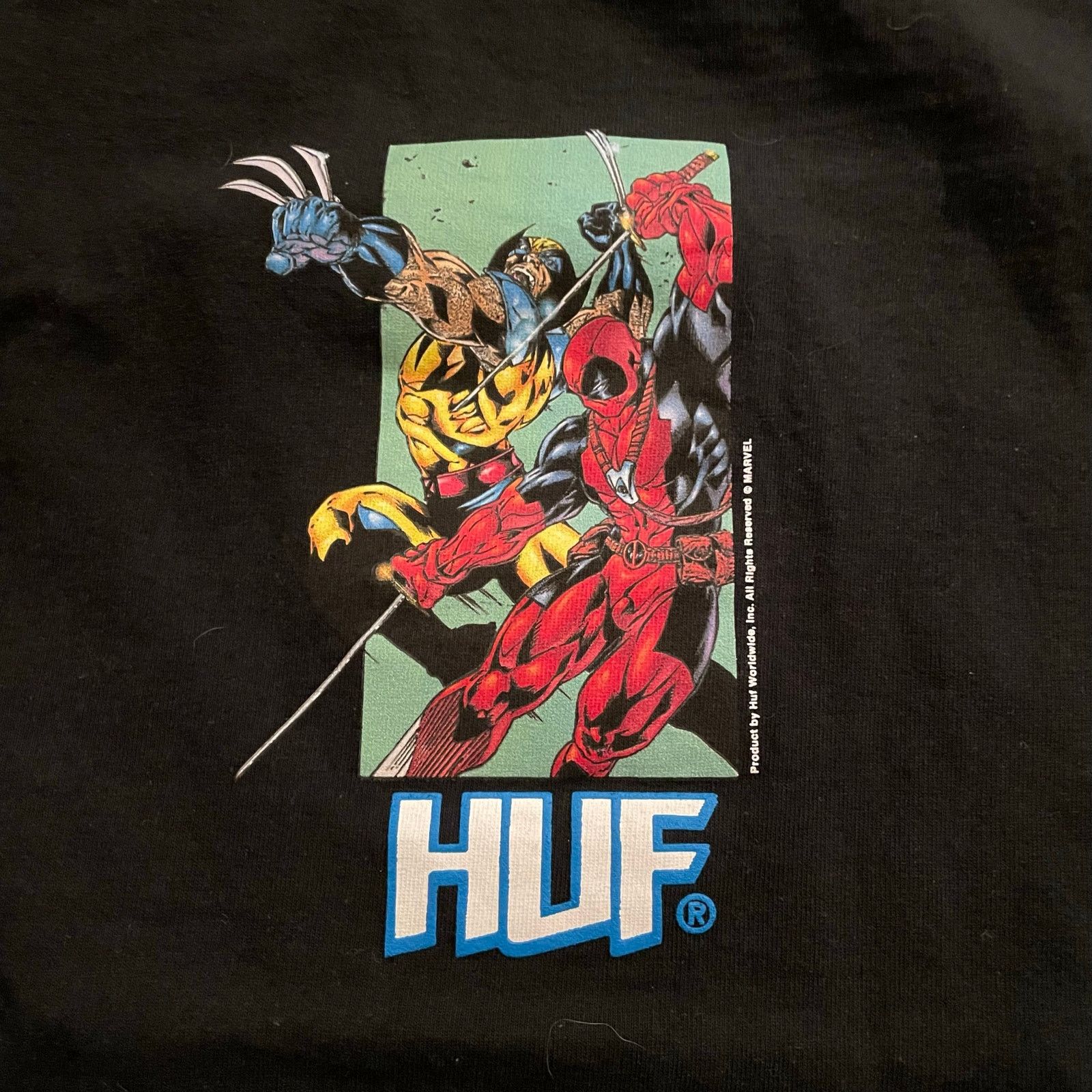 Huf Huf x Marvel Wolverine Deadpool T-Shirt streetwear comics Size US S / EU 44-46 / 1 - 2 Thumbnail