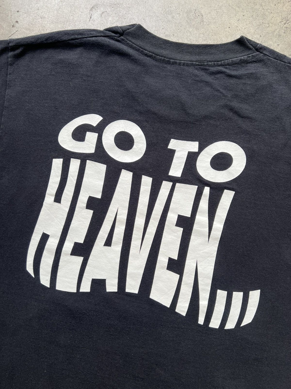 Vintage ‘90s Rodeo Ride Like Hell Go To Heaven Vintage Tee Shirt Size US XL / EU 56 / 4 - 6 Thumbnail