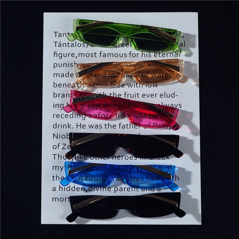Electric Visual Hip-hop Street ins style custom avant-garde sunglasses Size ONE SIZE - 4 Thumbnail