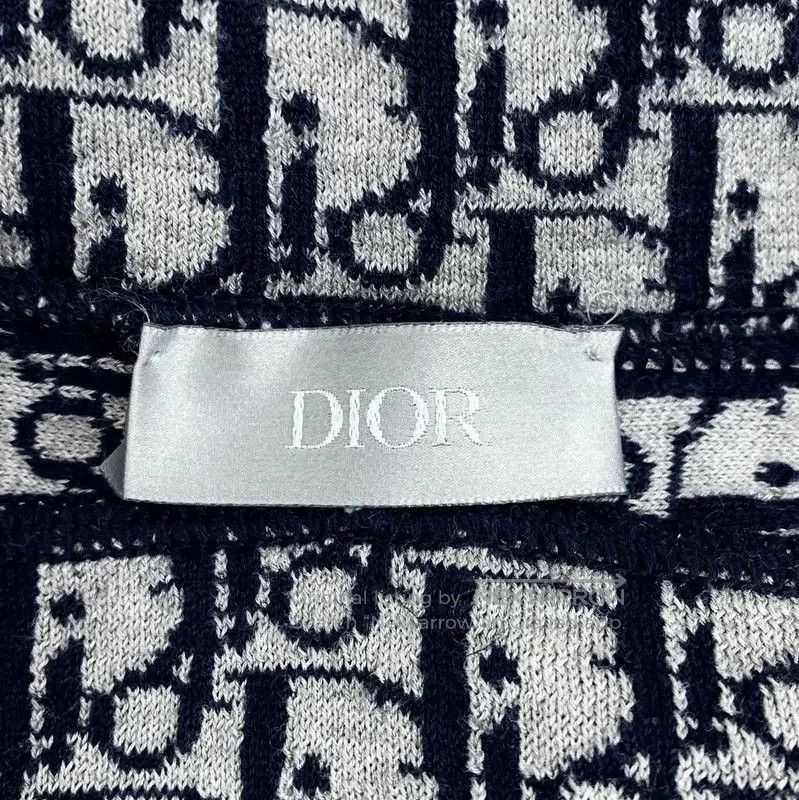Dior Dior Men's Navy Cotton Zip-Up Jacket . Size US S / EU 44-46 / 1 - 5 Thumbnail