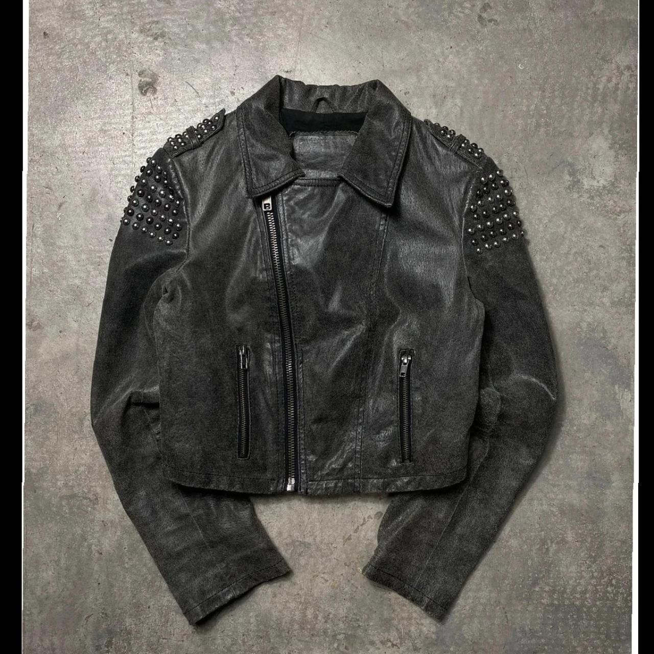 Vintage LEATHER JACKET VINTAGE Size S / US 4 / IT 40 - 2 Thumbnail