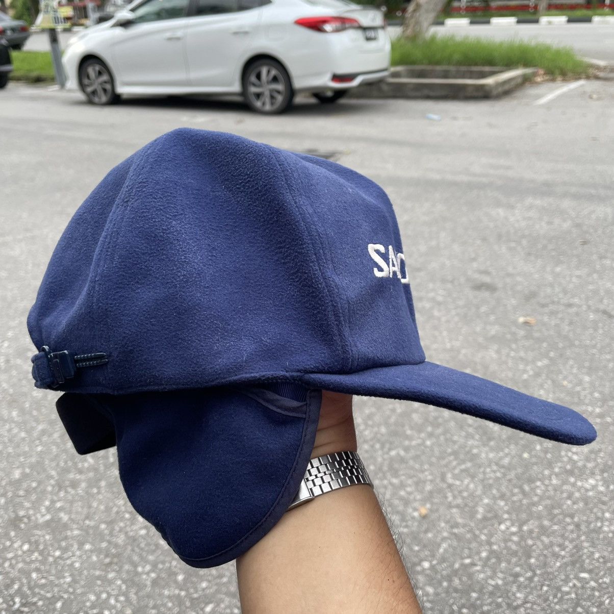 Salomon × Vintage 90s Salomon Spellout Flip Ear hat Size ONE SIZE - 4 Thumbnail