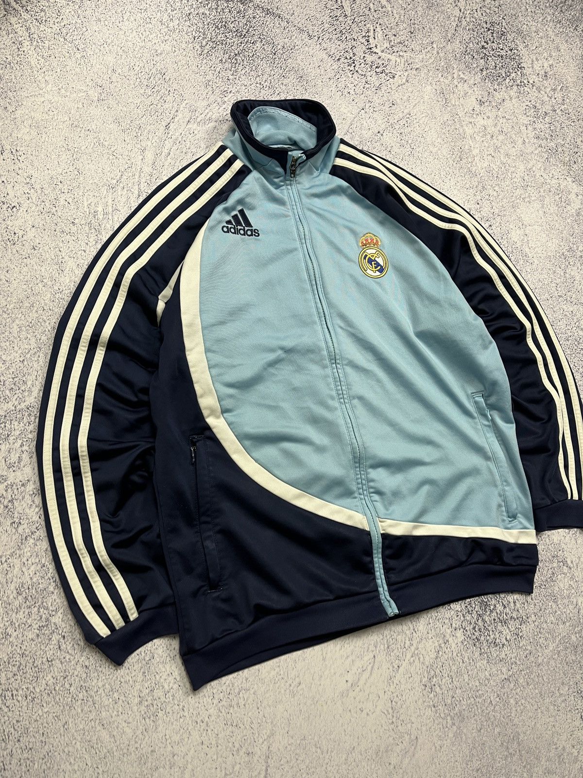 Adidas × Vintage Vintage Adidas 00’s Real Madrid Track Jacket Blockcore Y2k Size US M / EU 48-50 / 2 - 4 Thumbnail